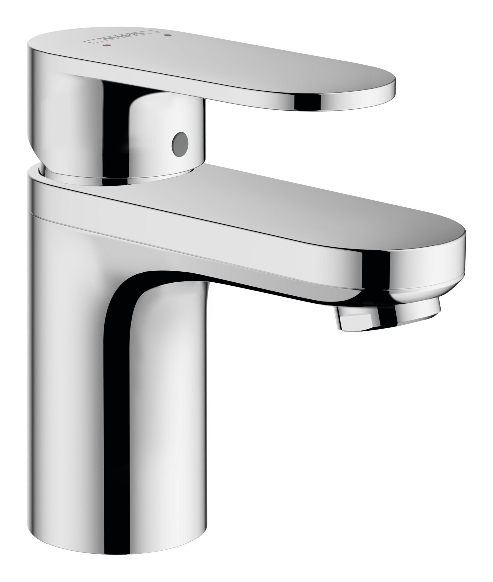 hansgrohe Waschtischarmatur Vernis Blend 100 Einhebel m. isolierter Wasserführung m. Zugstangen-Ablaufgarnitur