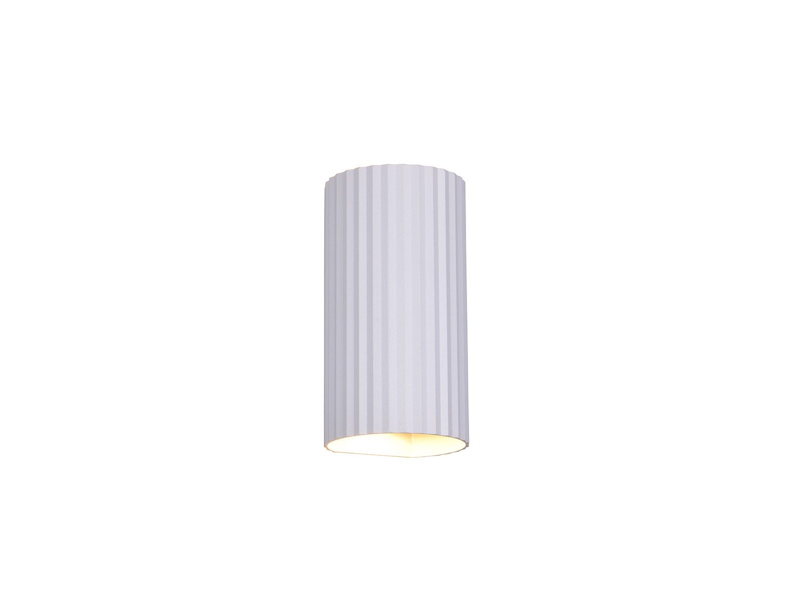 TRIO Leuchten LED Wandleuchte, Dimmfunktion, LED wechselbar, Warmweiß, kleine Innen Up and Down Wandbeleuchtung indirekt aus Metall, H: 18cm