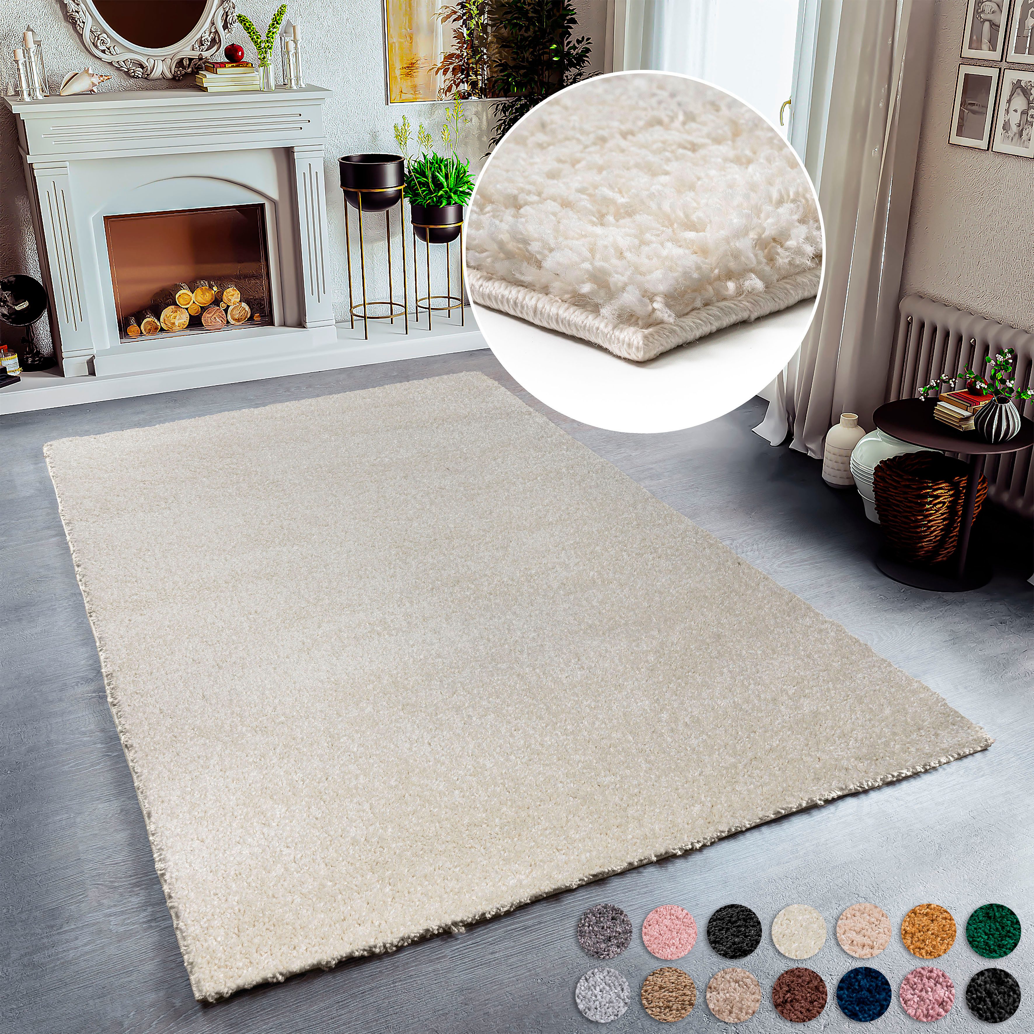 my home Hochflor-Teppich Viva Shaggy, in Standard- und Premium-Qualität, 30 günstig online kaufen