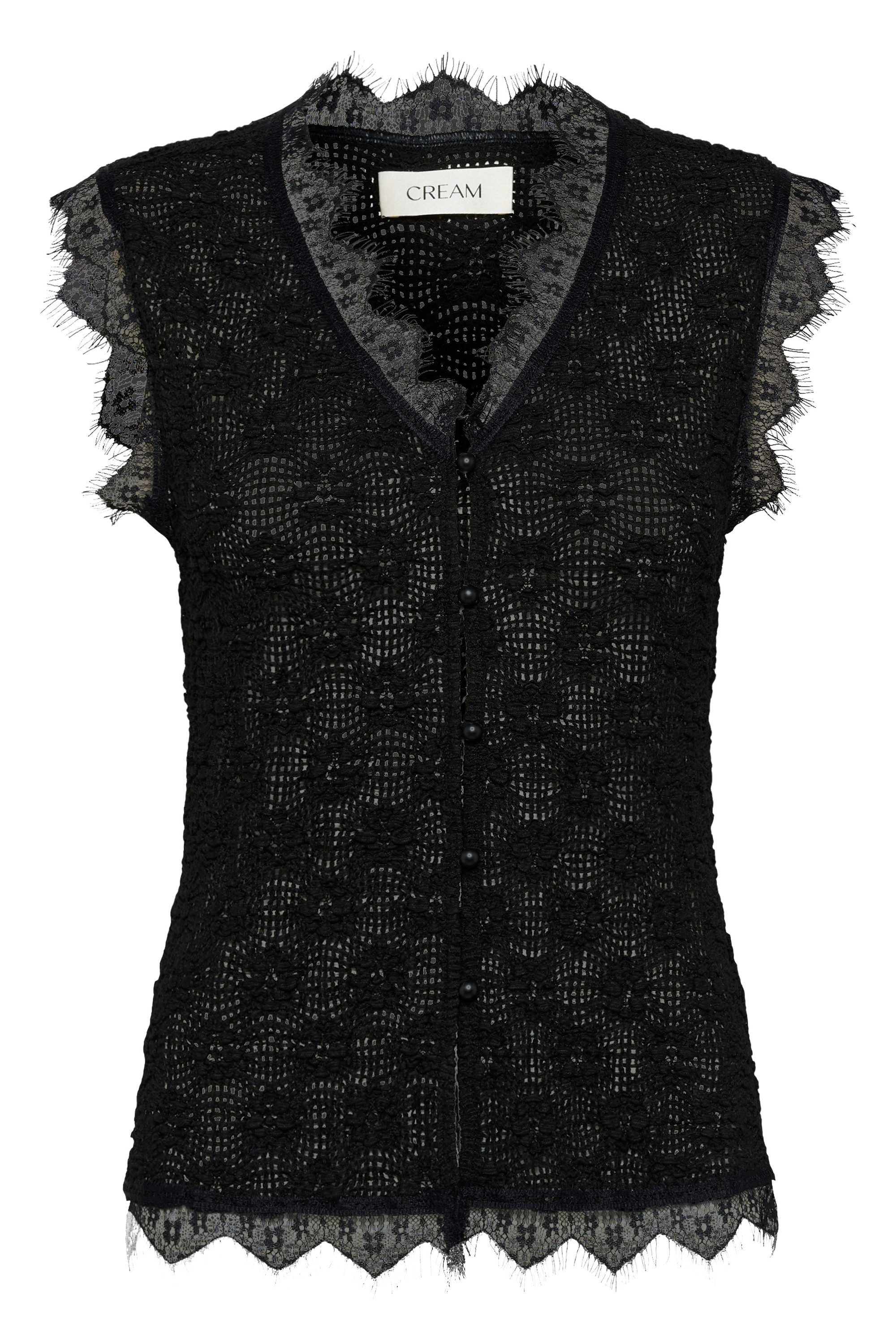 Cream Kurzarmbluse Kurzarm-Bluse CRMakki