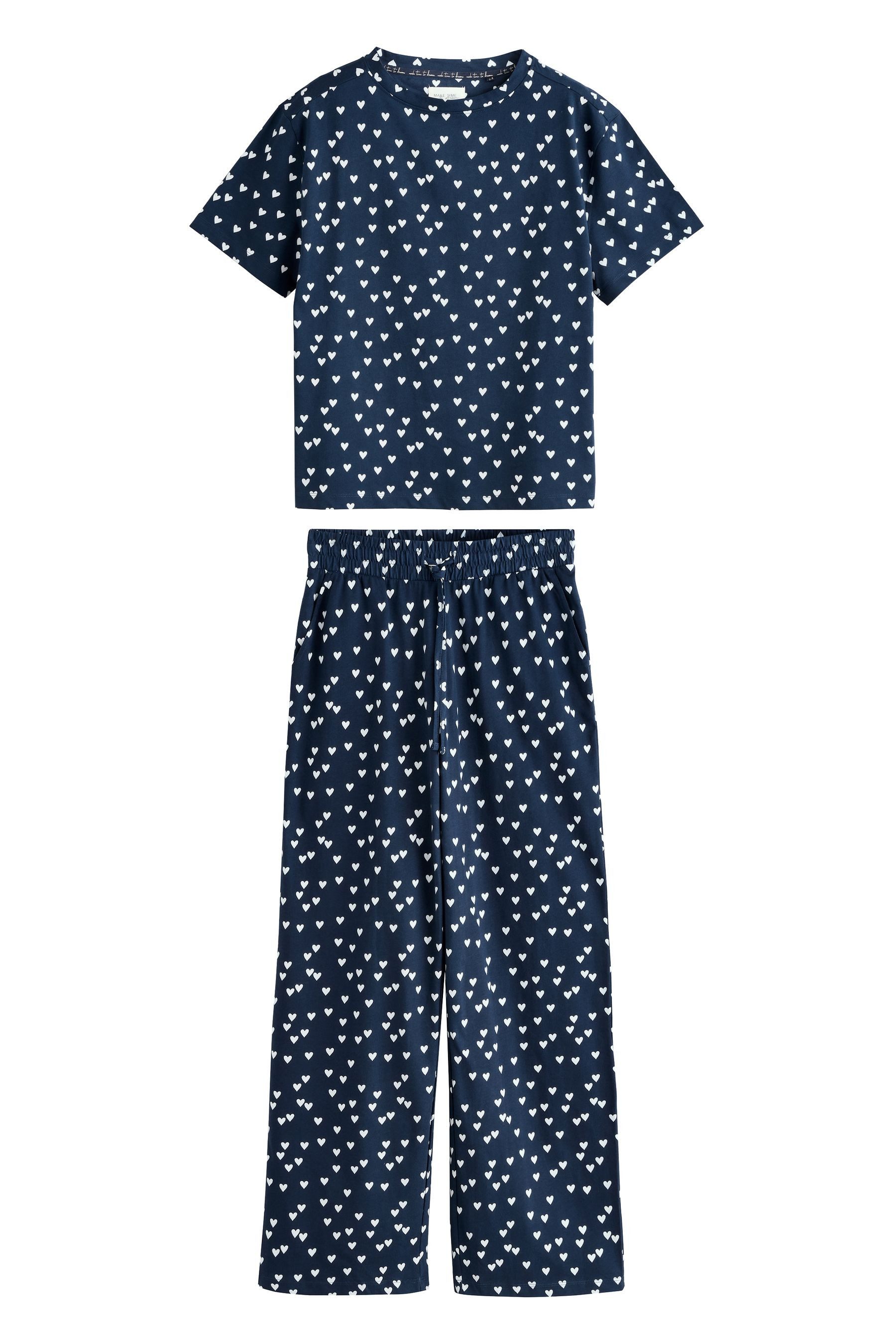 Next Pyjama Kurzarm-Schlafanzug aus 100 % Baumwolle günstig online kaufen
