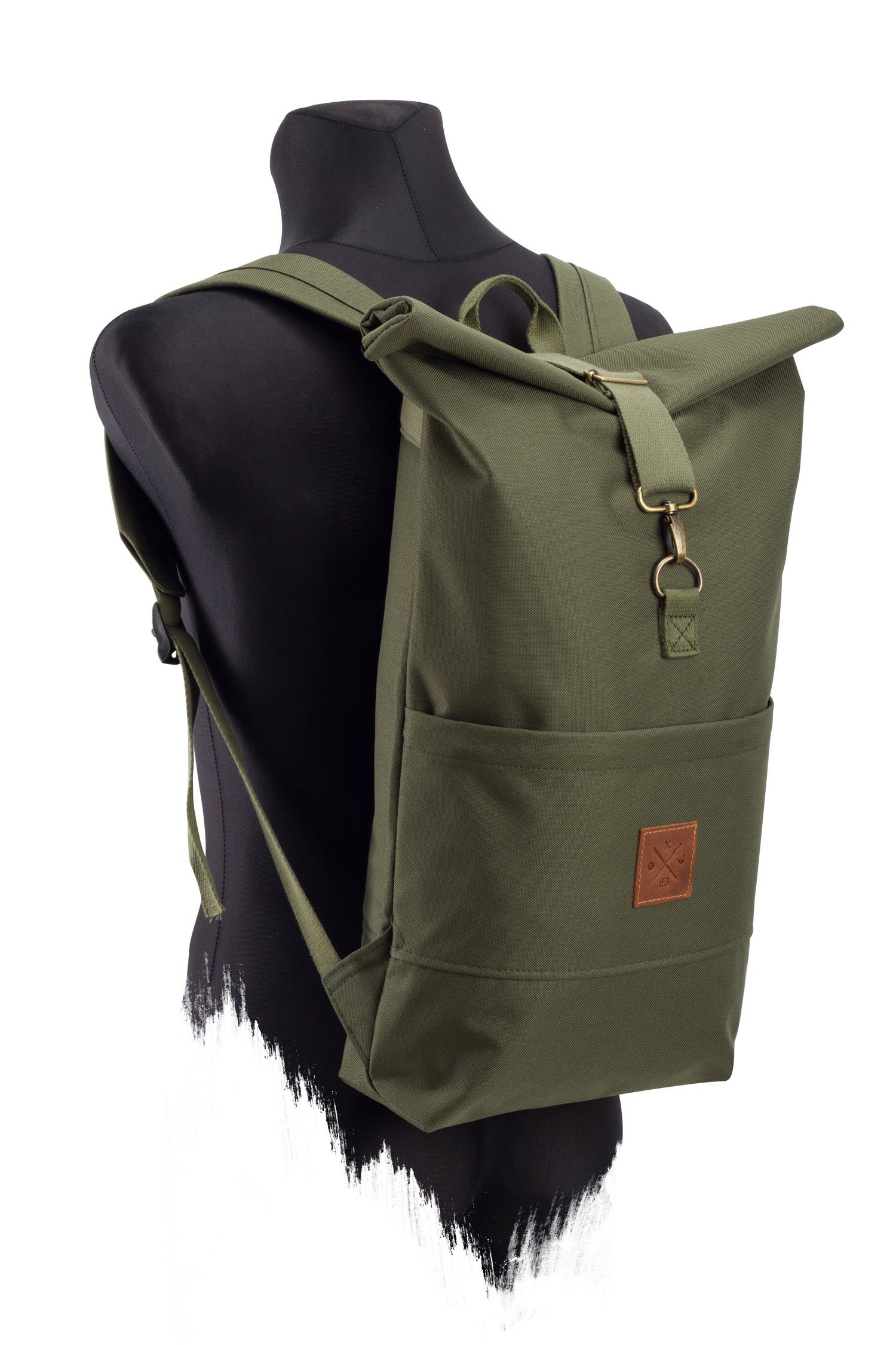 Manufaktur13 Tagesrucksack Roll-Top Backpack - Rucksack mit Rollverschluss, wasserabweisend