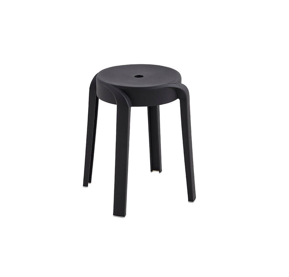HOME DELUXE Hocker Stapelhocker NIVO (2 St), Esszimmerhocker, Fußhocker, Rund