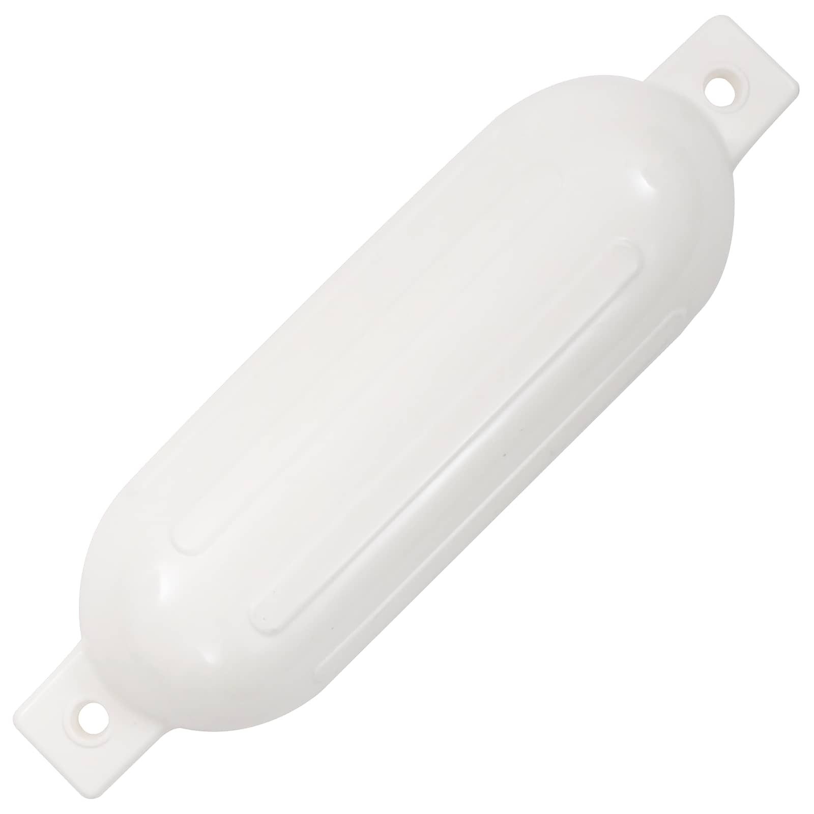 vidaXL Motorboot Bootsfender 4 Stk. Weiß Ø 14x50 cm PVC, (4-St)
