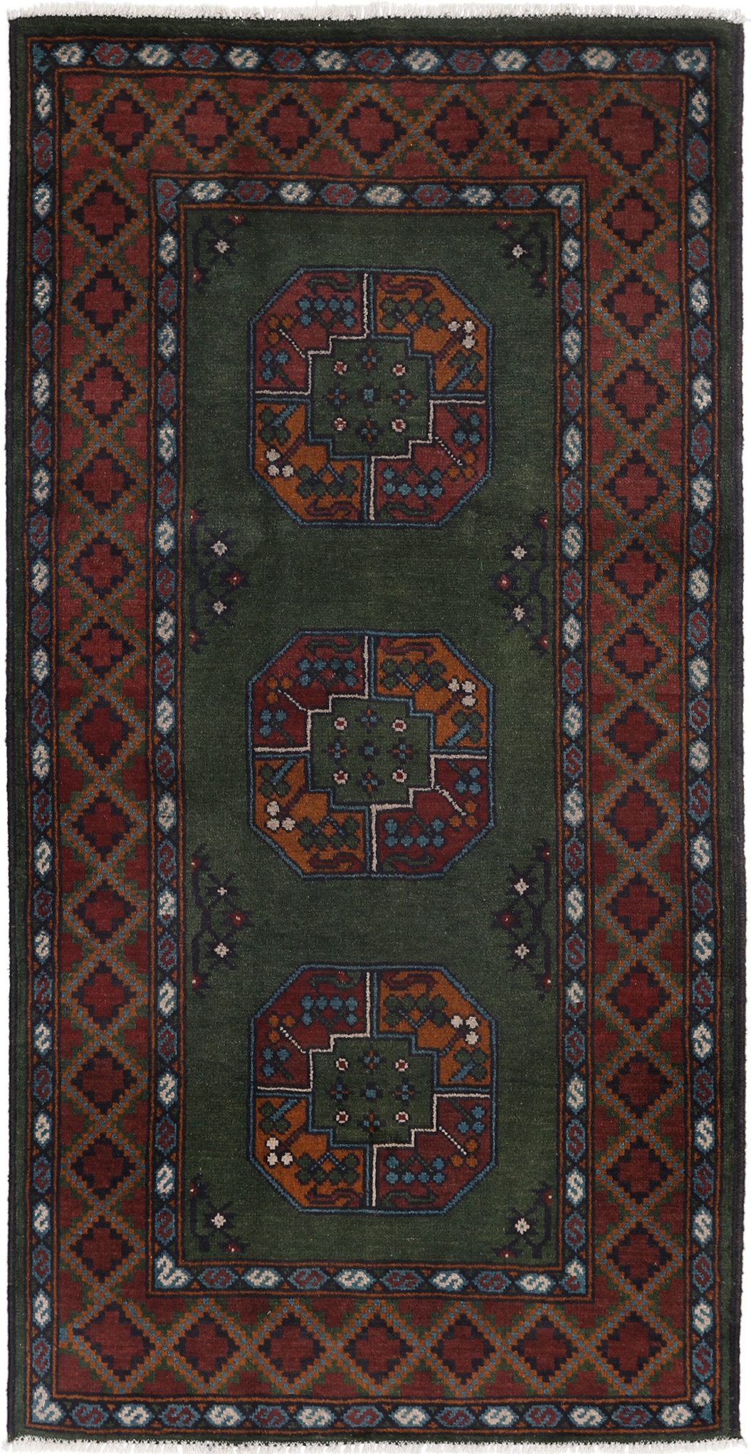 Carpet Avenue Teppich Afghan Baghlan 200x100, Läufer, Höhe: 8 mm