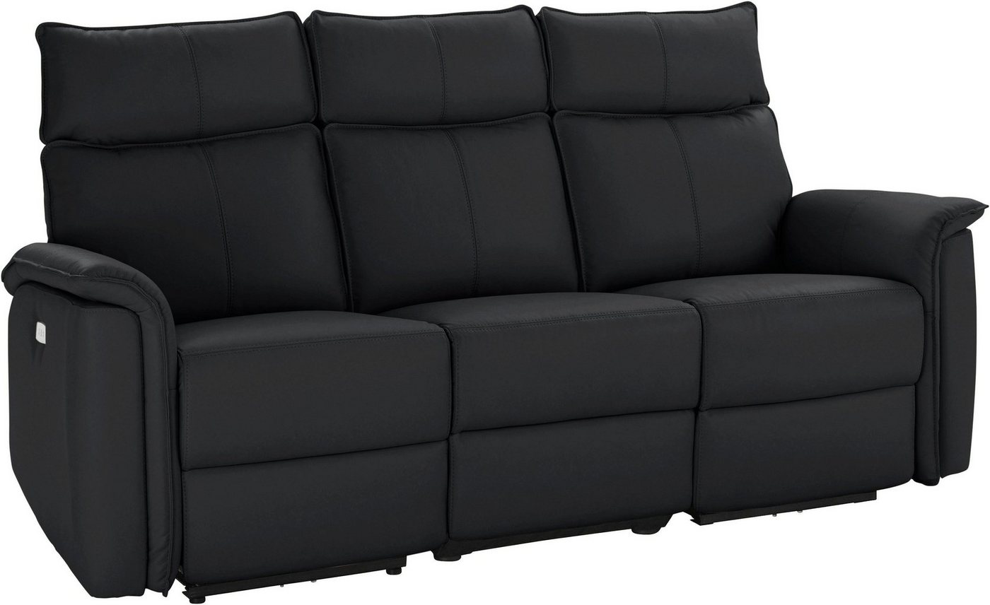 Places of Style 3-Sitzer »Zola«, mit hohen Sitzkomfort durch elektrische Relaxfunktion, USB-Anschluss, Breite 197 cm-kaufen