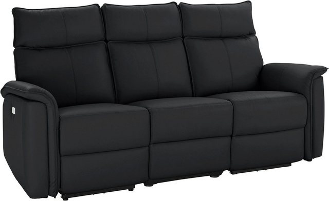 Places of Style 3-Sitzer »Zola«, mit hohen Sitzkomfort durch elektrische Relaxfunktion, USB-Anschluss, Breite 197 cm-Otto