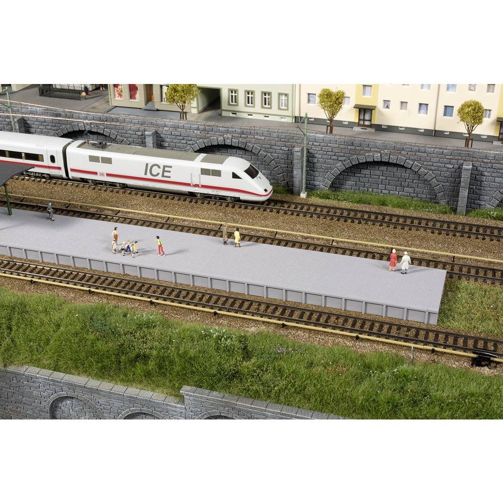Modelleisenbahn-Set TT Bahnsteig ohne Überdachung