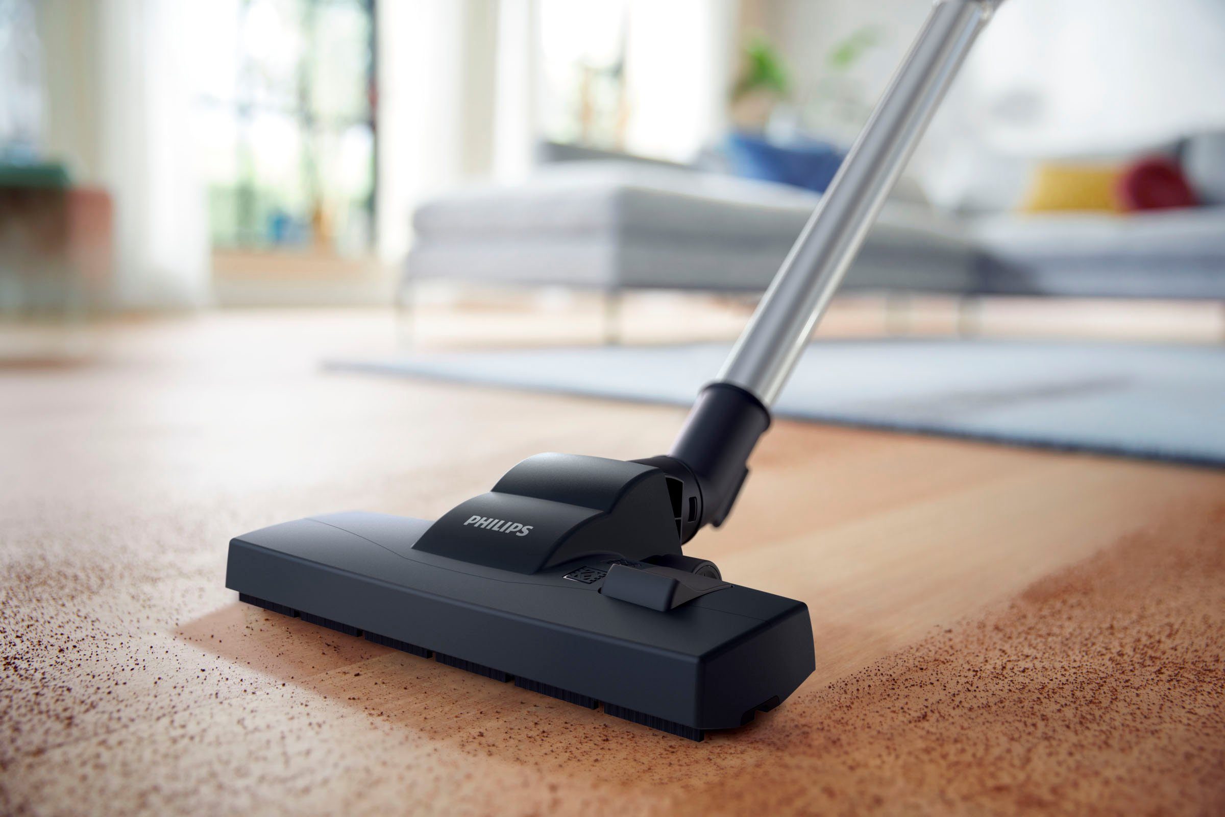 Philips Bodenstaubsauger XB2125/09 2000 Serie, 850 W, beutellos, Super-Clean-Luftfilter, PowerCyclone 4, mit 1,3 l Fassungsvermögen