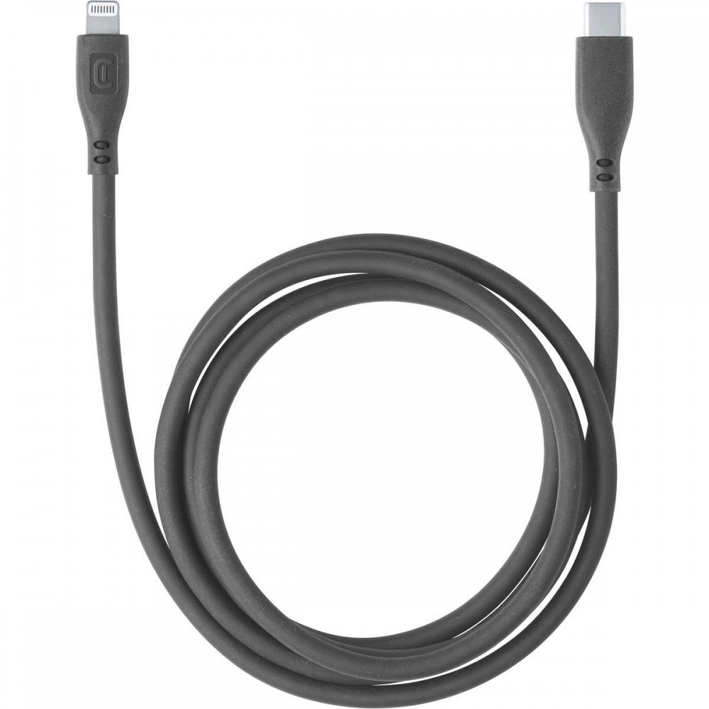 Soft Cable USB-C auf Lightning 1,2 m - Datenkabel - schwarz Lightningkabel