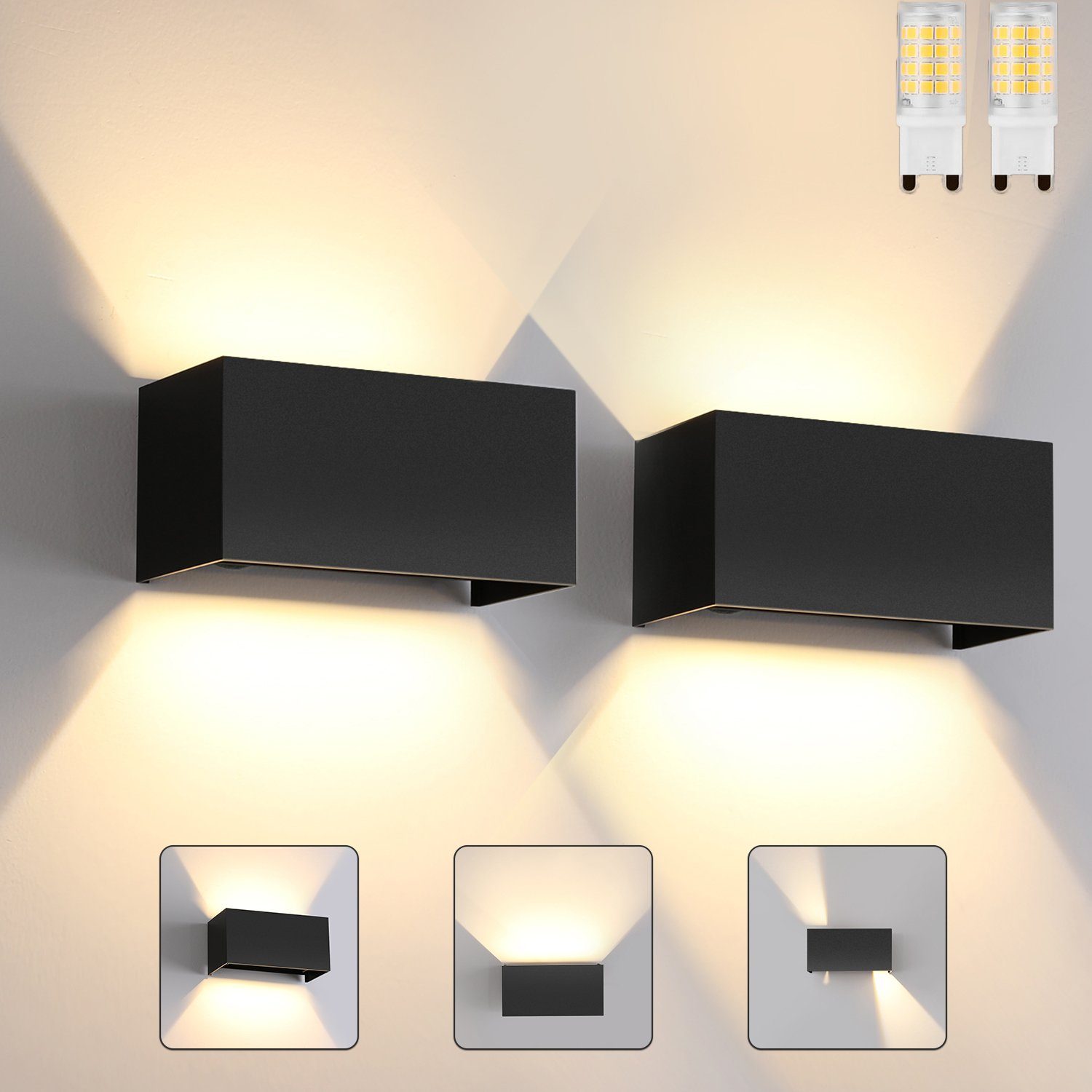 oyajia LED Wandleuchte 12W LED Wandleuchte günstig online kaufen