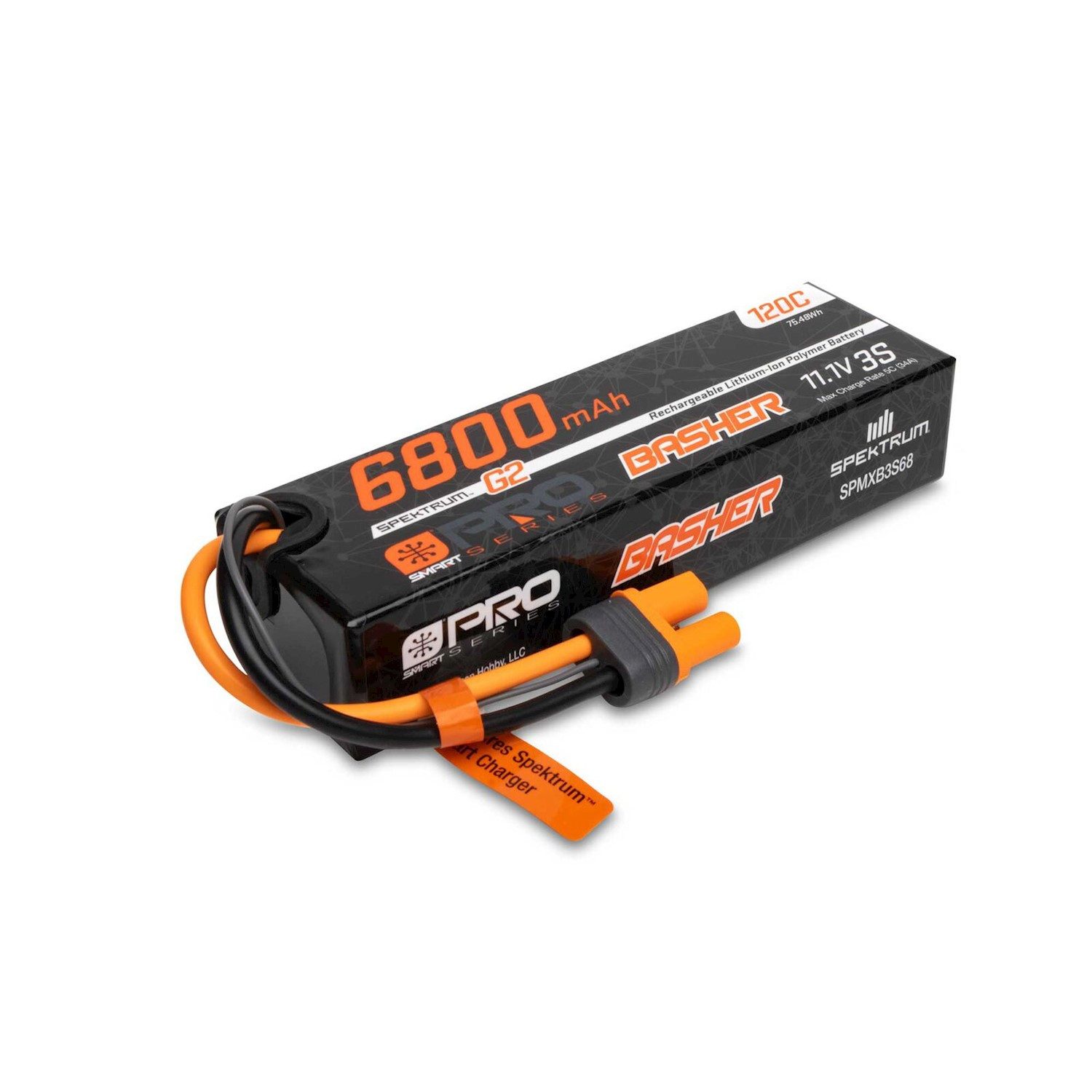 Spektrum Spektrum Lipo Akku 11,1V 6800mAh 3S Smart Pro Basher 120C IC5 RC-Fernsteuerung