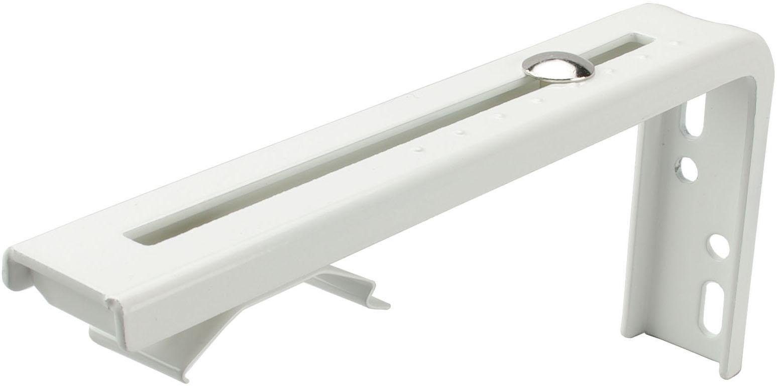 Liedeco Wandwinkel, Gardinenschienen, (1-St), verstellbarer Wandträger für XXL-Vertikalschienen