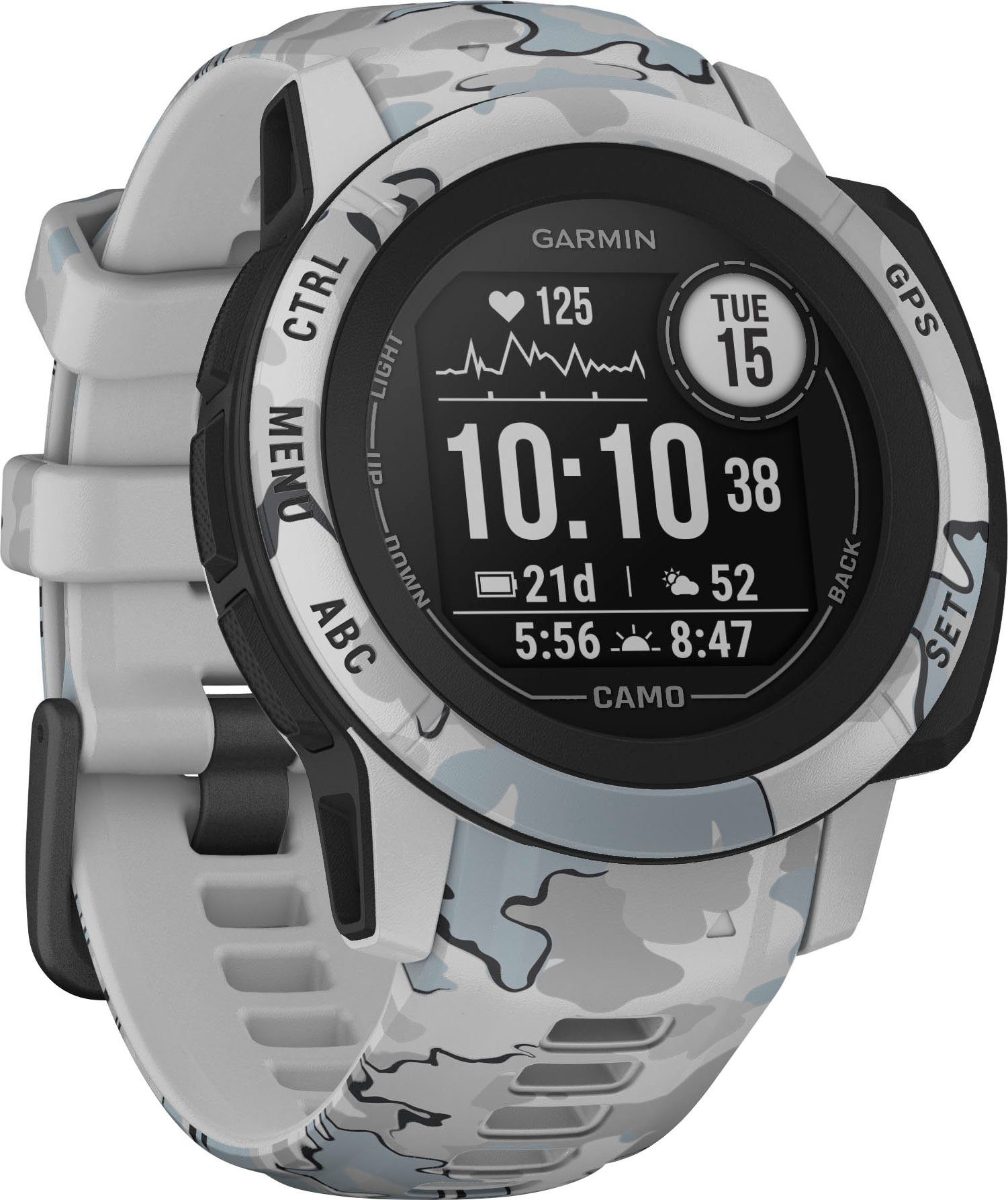 INSTINCT Zoll, CAMO EDITION Smartwatch Garmin) 2S (2,1 Garmin cm/0,79
