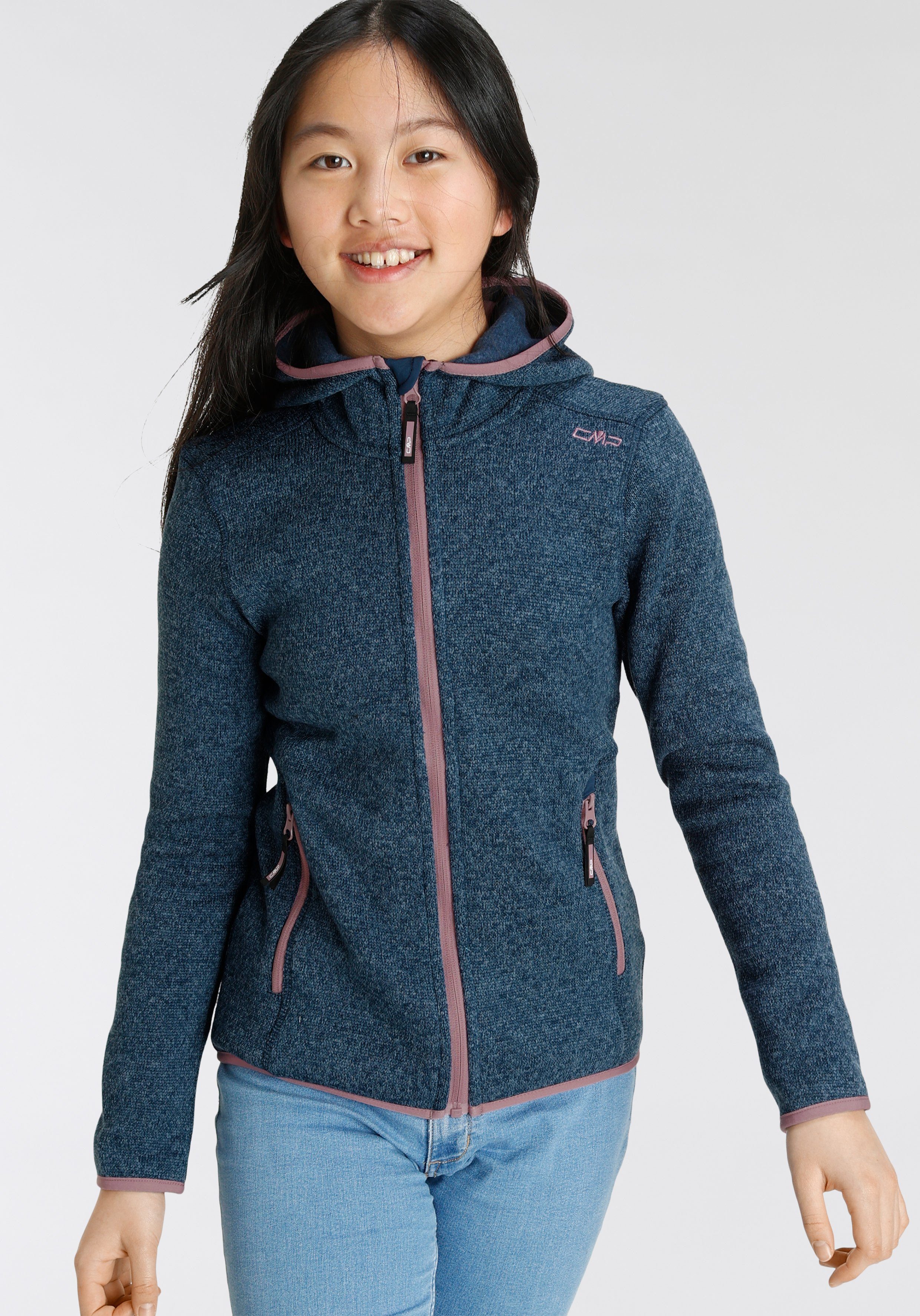 CMP Fleecejacke Wärmend & & trocknend Atmungsaktiv BLUE-FARD Schnell