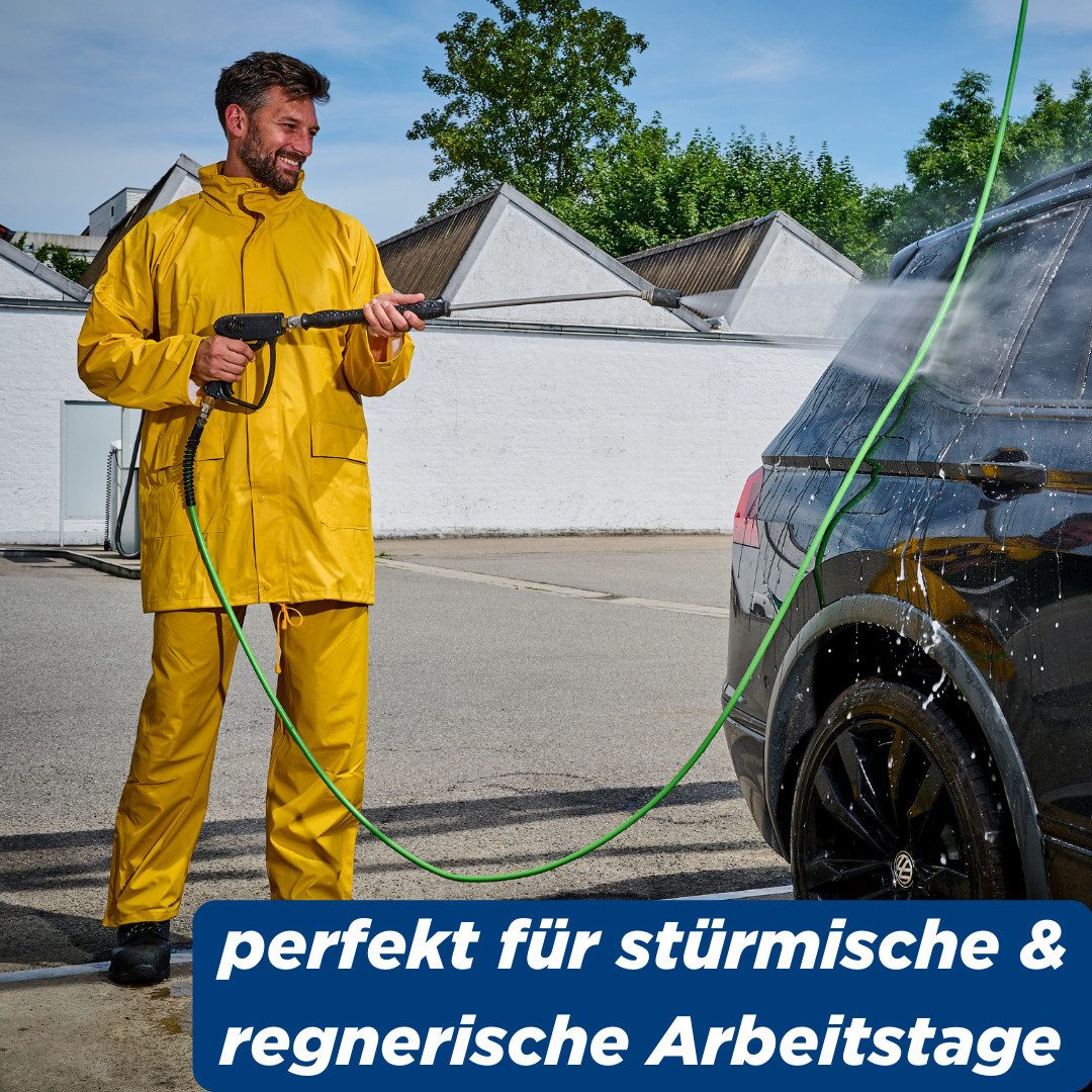 SCHEIBLER WORKWEAR Regenjacke PU wasserdicht und winddicht und strapazierfähig
