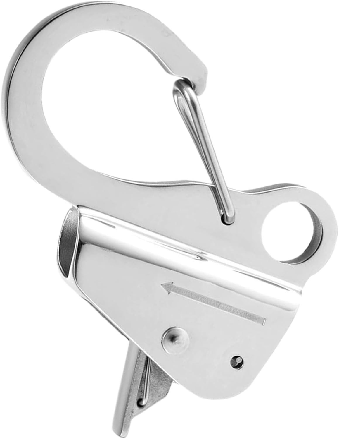 FELIXLEO Warndreieck Edelstahl Schieberhaken Boot Schnellverschluss Marine, 1-tlg.