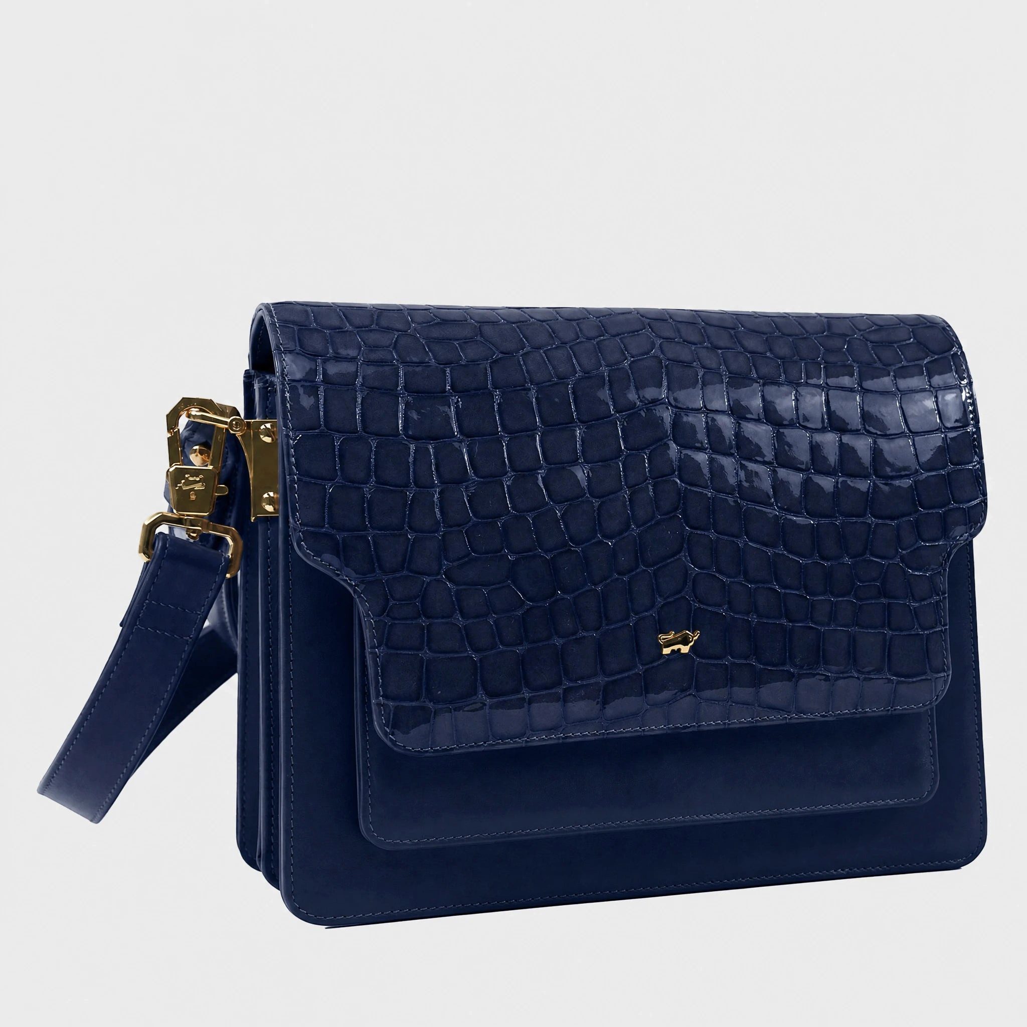 Braun Büffel Umhängetasche VERONA Umhängetasche M blau