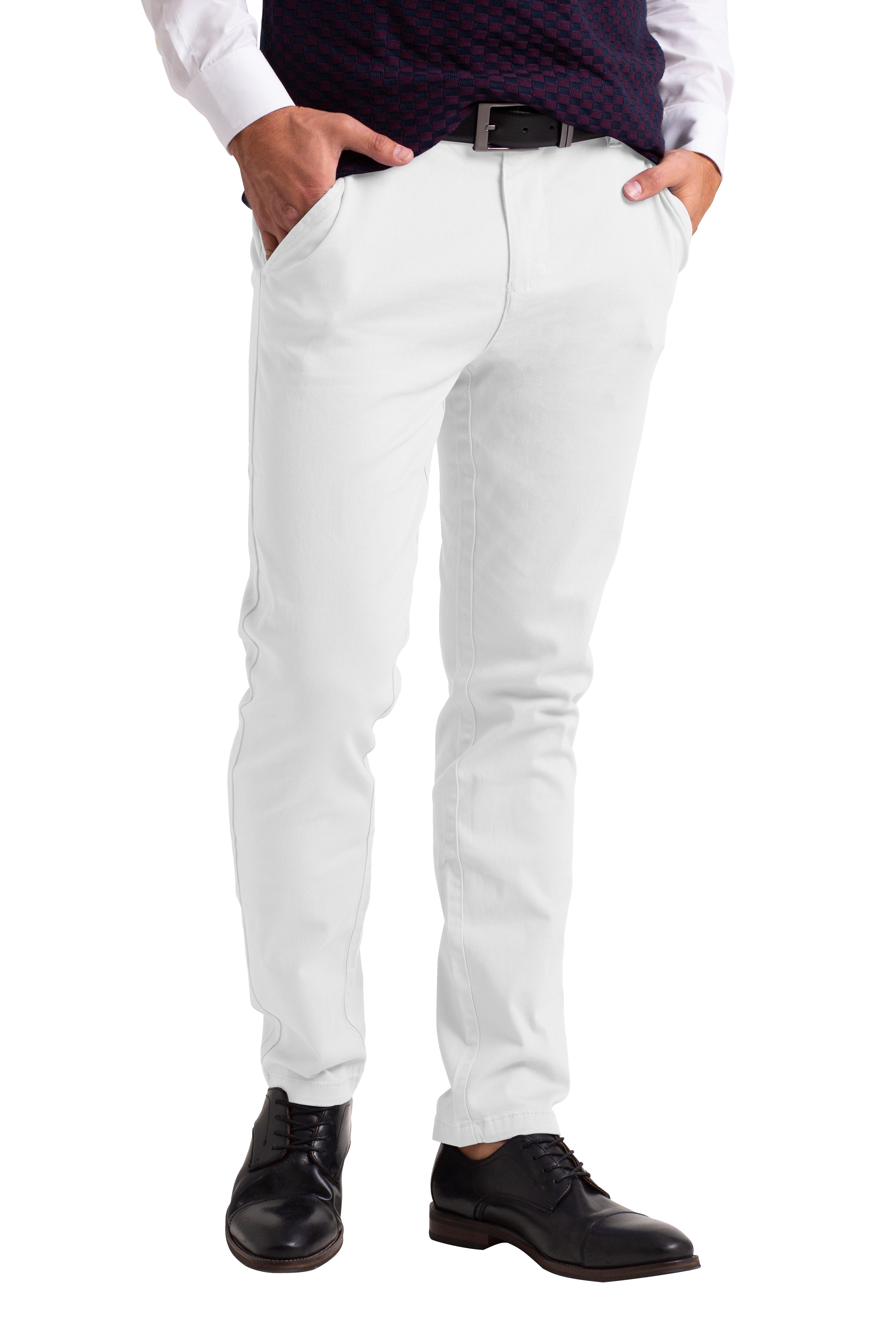 BlauerHafen Chinohose Herren Slim Fit Chinohose Stretch Klassische Komfortabel &Casual Hose