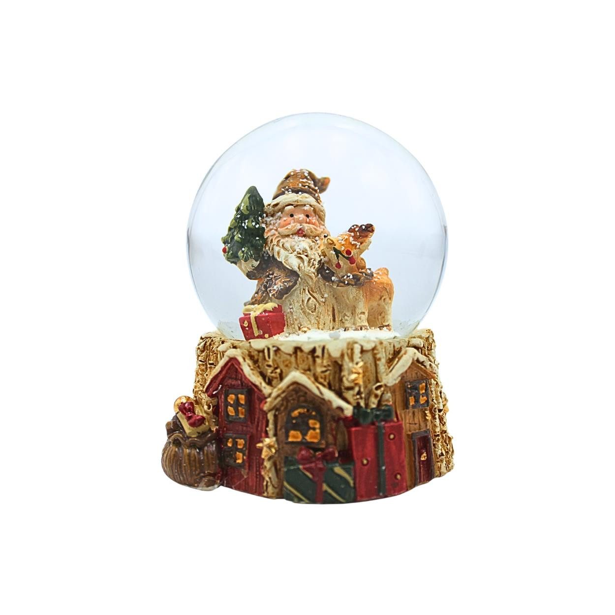 Dekohelden24 Schneekugel Schneekugel mit Weihnachtsmann in verschiedenen Modelle (1 St)