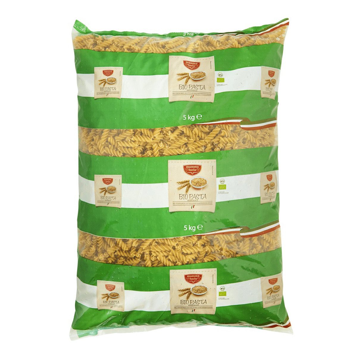 mamma lucia Nudeln, Mamma Lucia Bio Spiralen Vollkorn Hartweizengrießnudeln 5000g