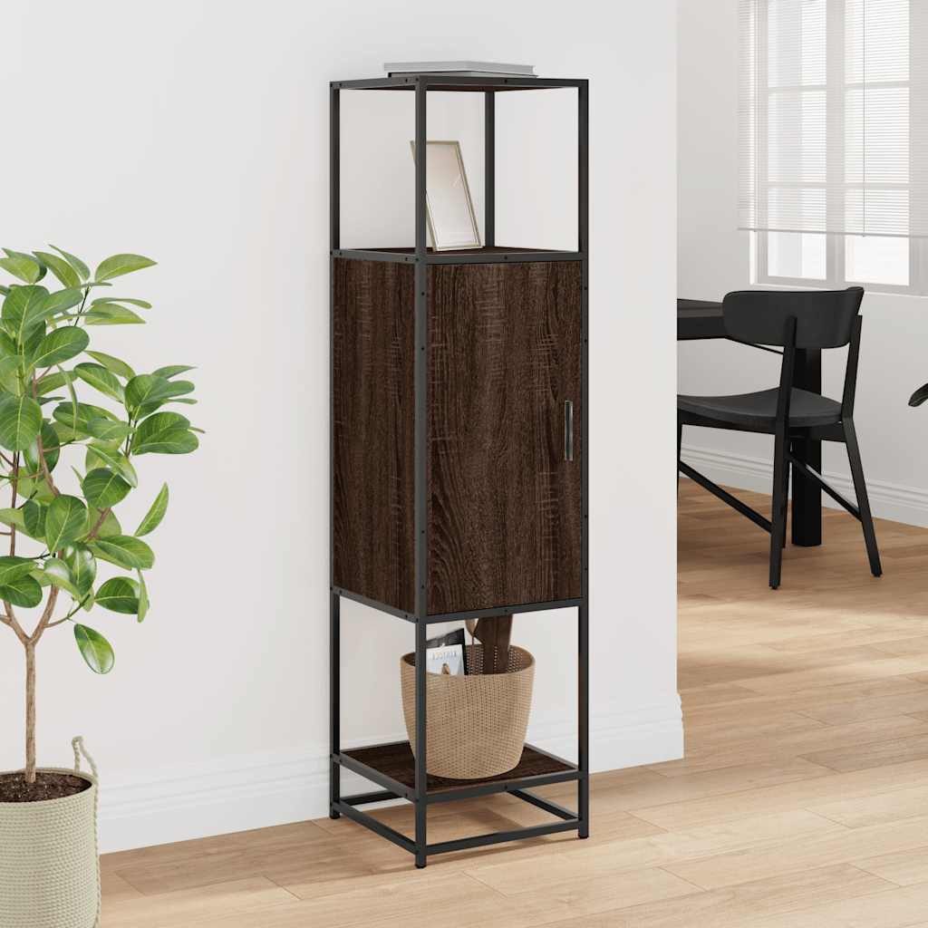 vidaXL Highboard Highboard Braun Eichen-Optik 35,5x35x139cm günstig online kaufen