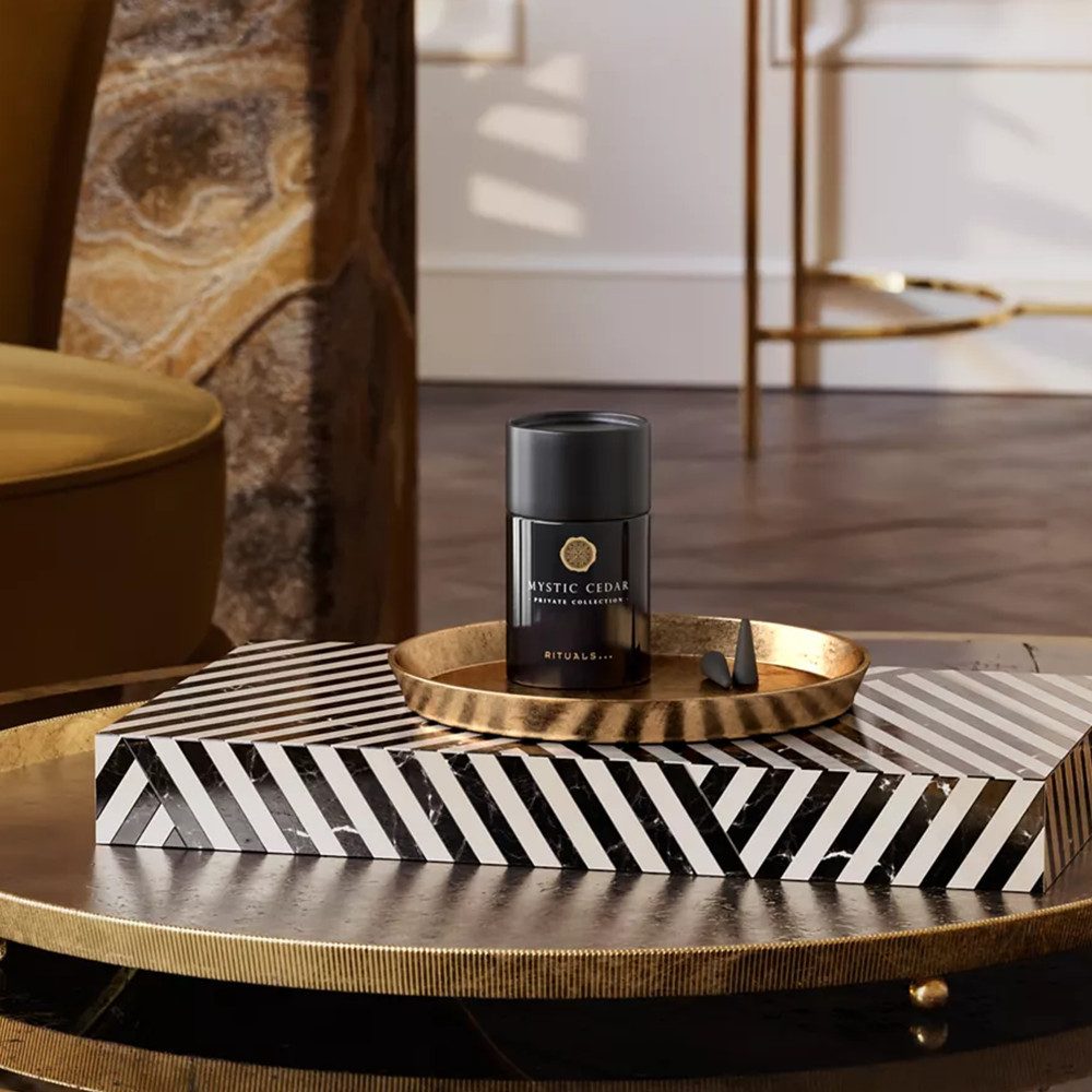 Rituals Räucherkegel Rituals Private Collection Mystic Cedar Incense Cones (Würziger Duft mit Noten von Nelke und Weihrauch, 1-St)