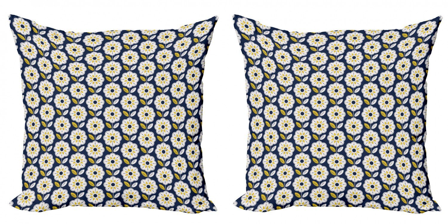 Kissenbezüge Modern Acht-Petal Abakuhaus (2 Digitaldruck, Blumen Blumen Accent Doppelseitiger Stück)