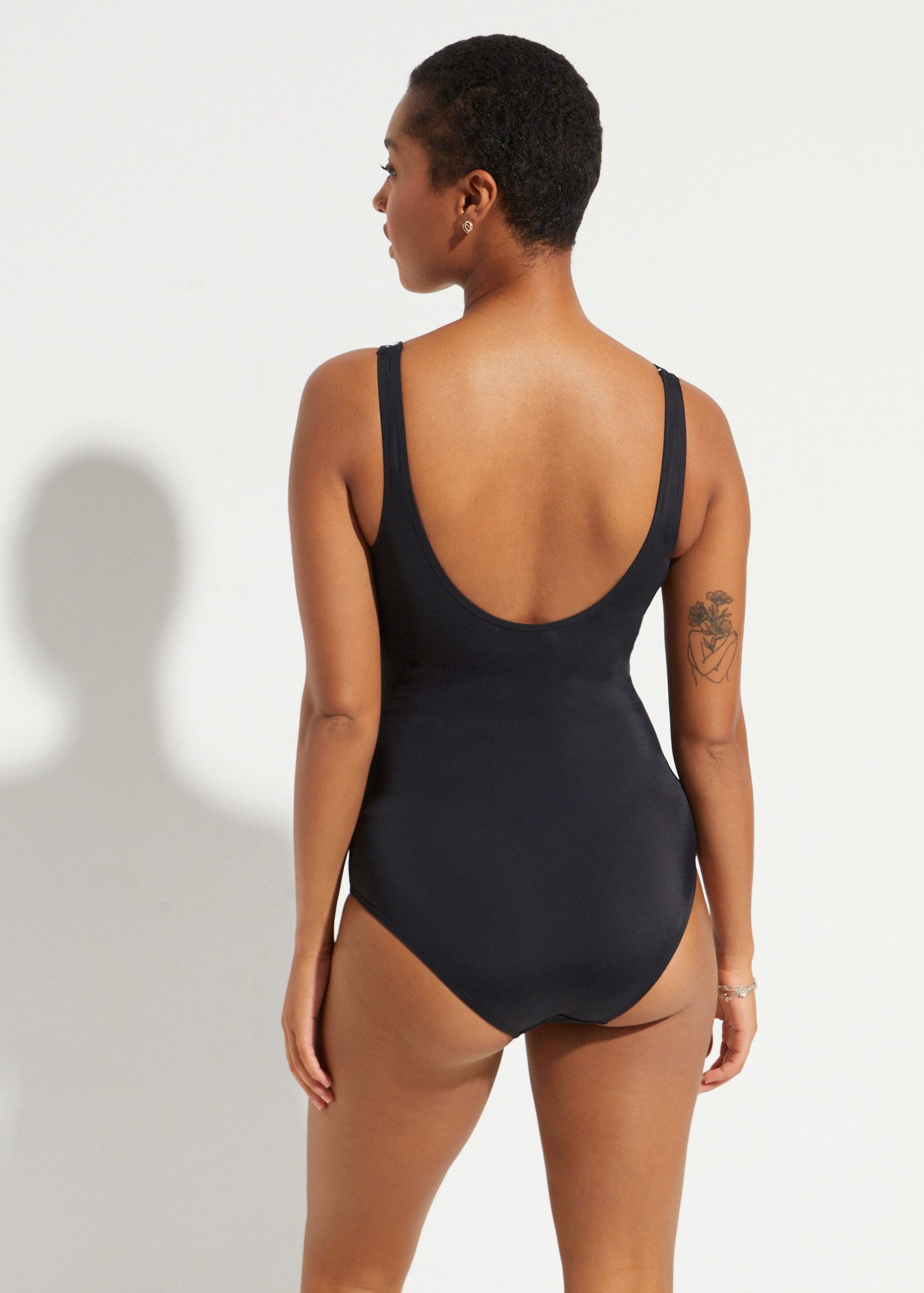 bonprix Umstandsbadeanzug sportlicher Stil, verstellbare Träger, aus Polyam günstig online kaufen