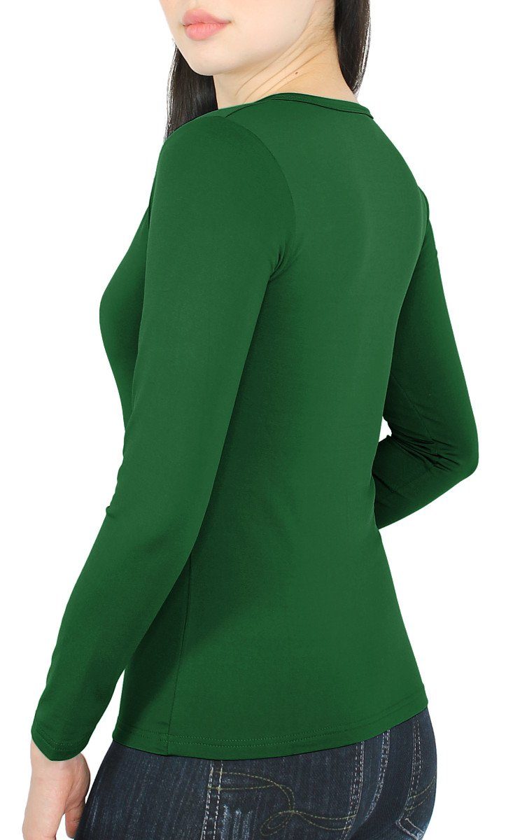 dy_mode Thermohemd Damen Thermo Langarmshirt Thermoshirt günstig online kaufen
