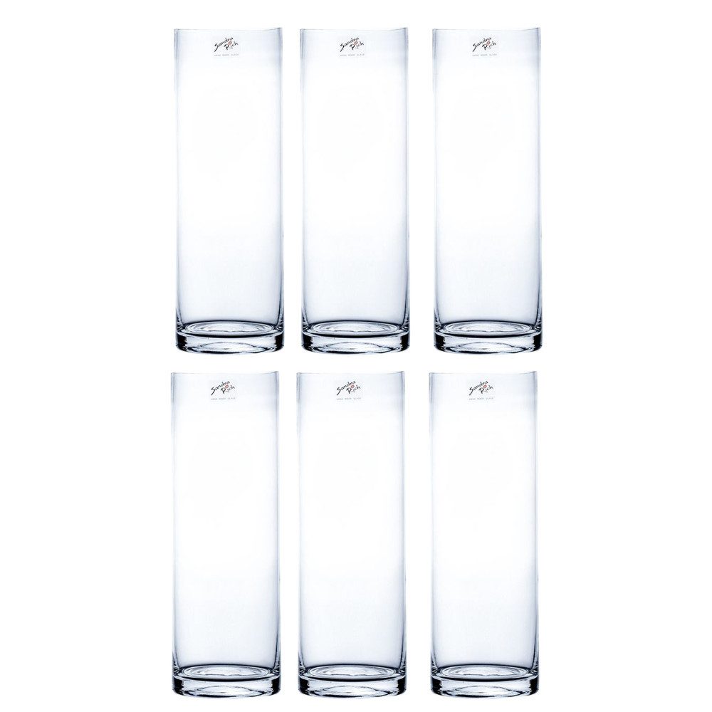 Sandra Rich Dekovase Cyli Cold Cut, Cold Cut, transparent, Windlicht, Teelichthalter, Kerzenglas, H: 30cm