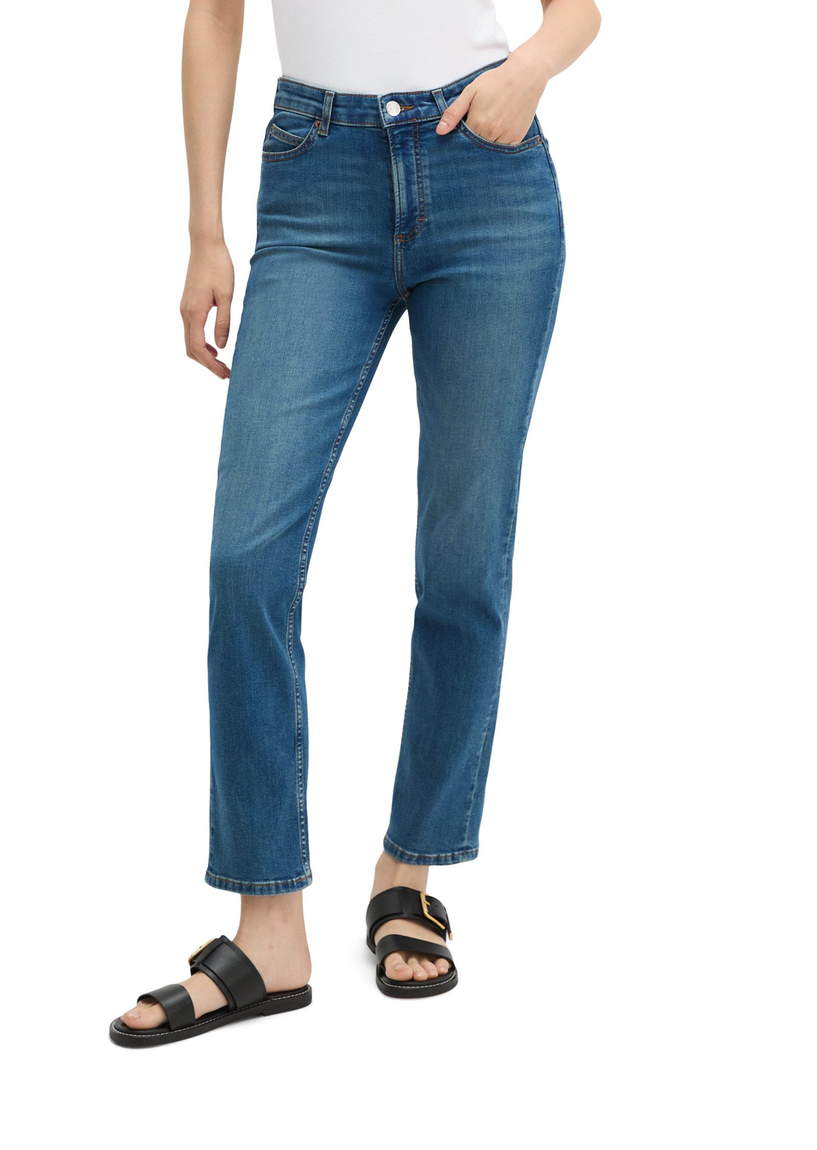 Marc O'Polo Regular-fit-Jeans aus leichtem Stretch-Denim