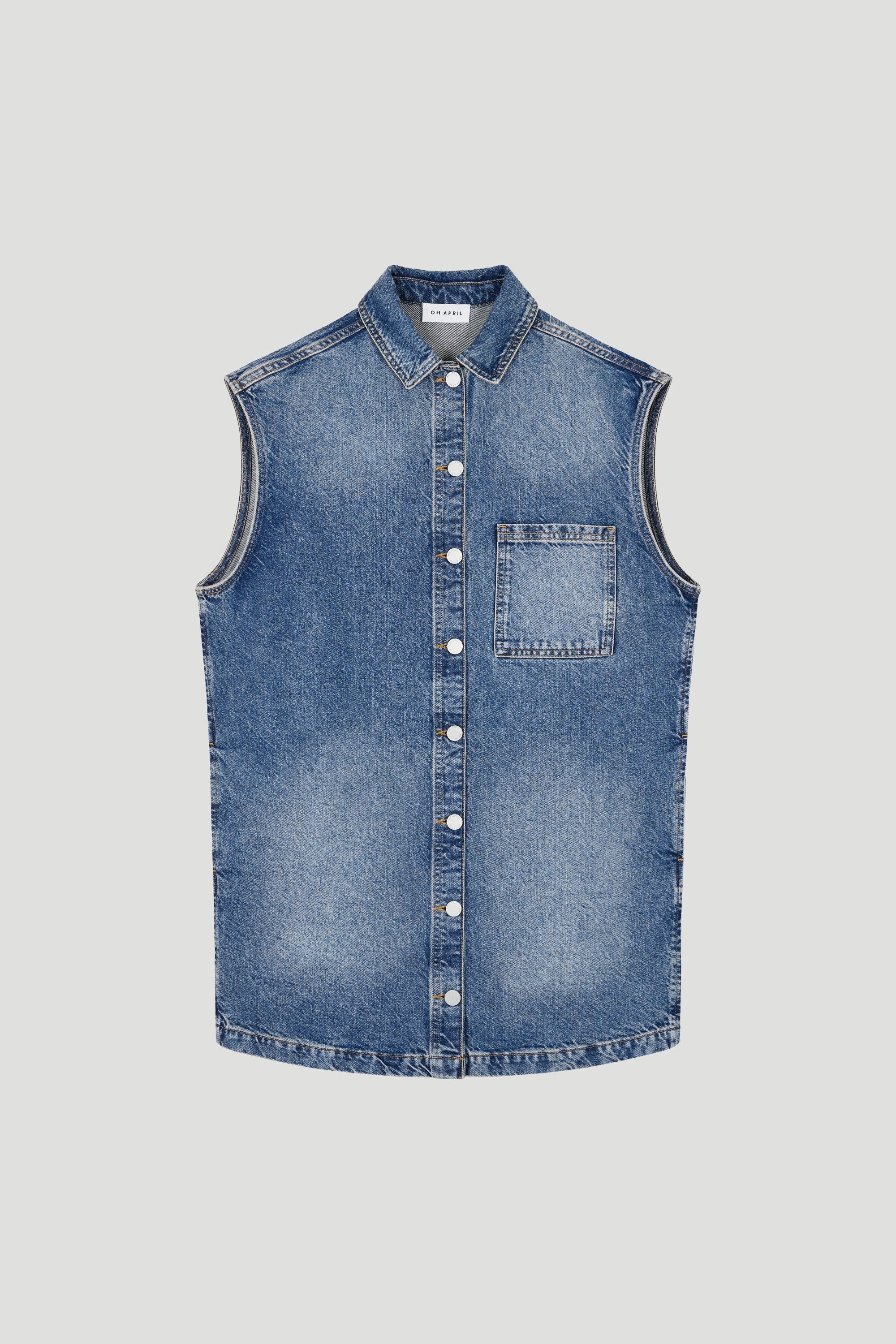 OH APRIL Maxikleid Meva Denim Dress