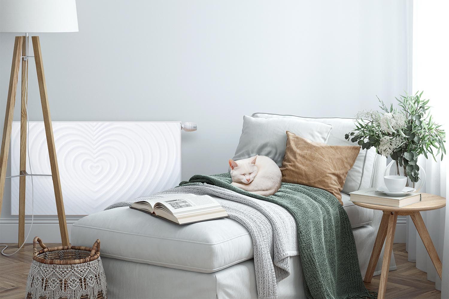 Tulup Magnetfolie Heizkörperverkleidung Herzform Magnetmatte für Heizkörper günstig online kaufen