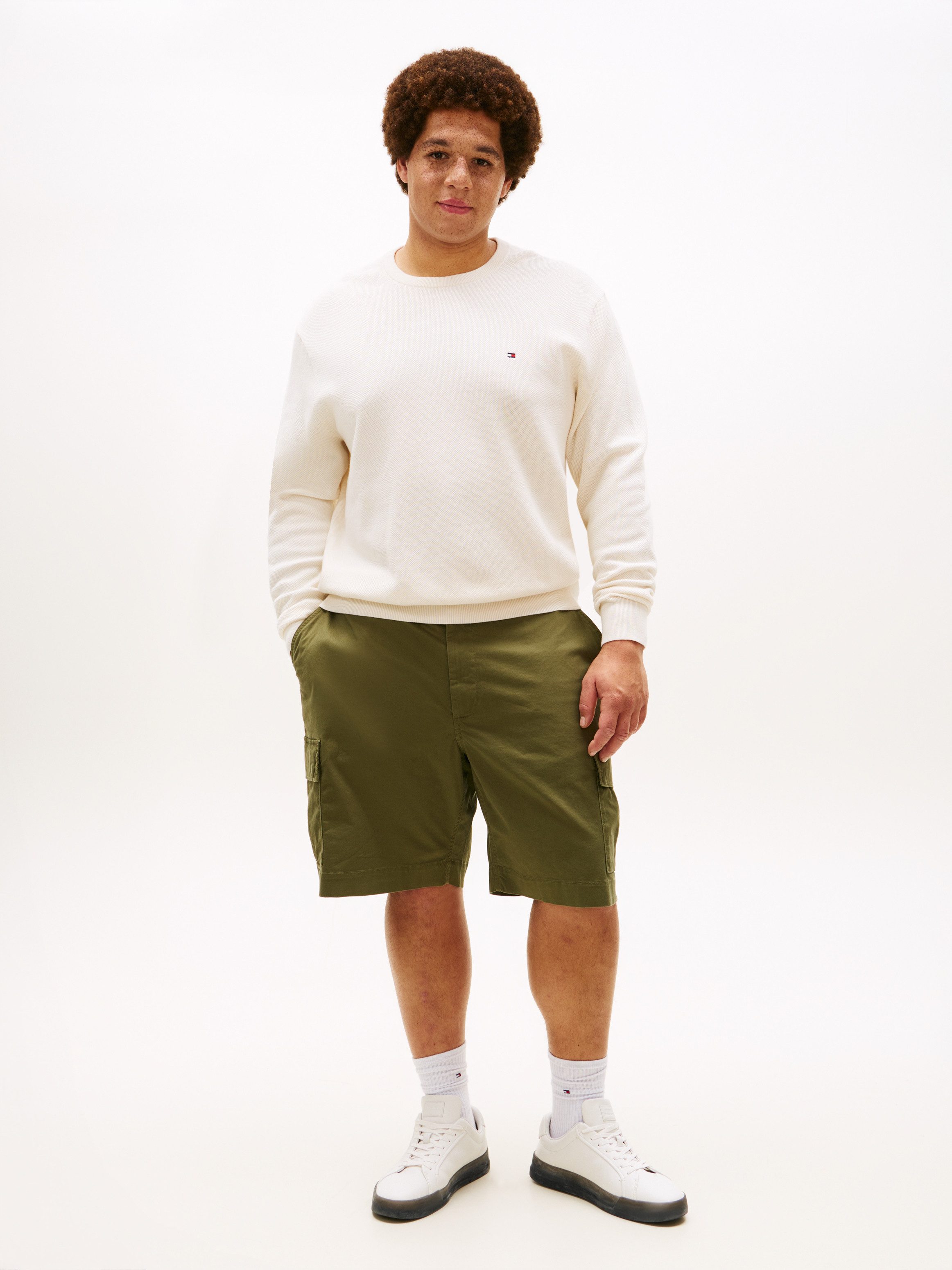 Tommy Hilfiger Big & Tall Rundhalspullover ESSENTIAL STRUCTURE CREW NECK Große Größen, regular fit