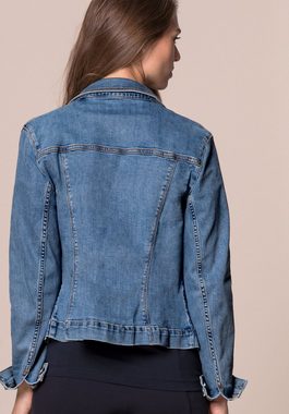 bianca Jeansjacke TATJA aus elastischem blue Denim in coolem Look