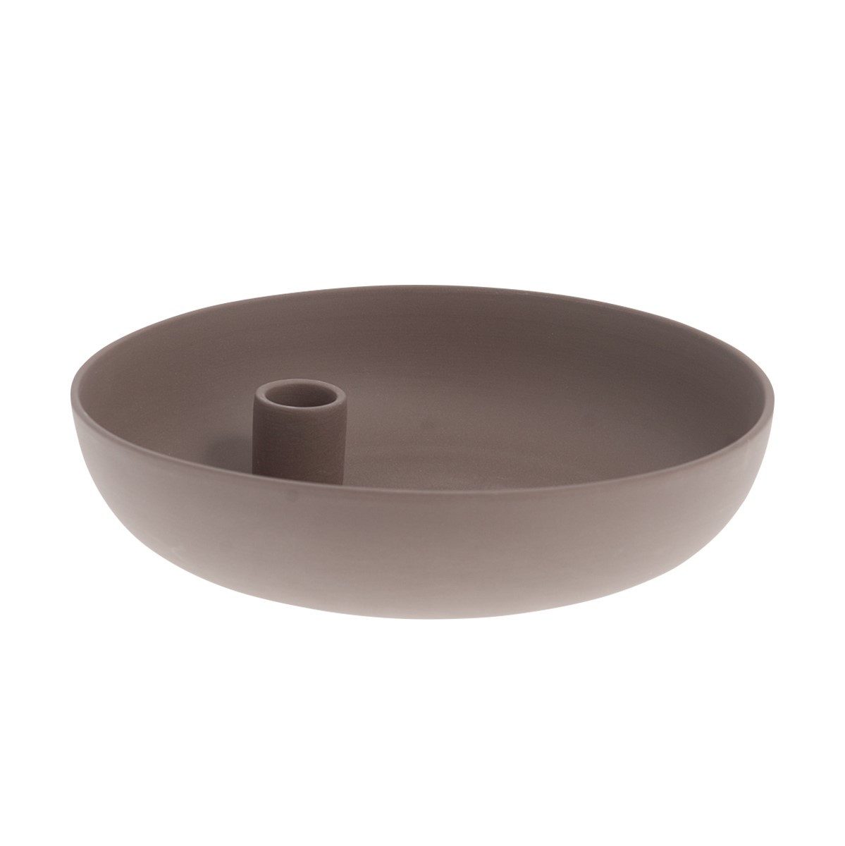 Storefactory Scandinavia Kerzenständer Kerzenhalter LIDATORP L Keramik brau günstig online kaufen