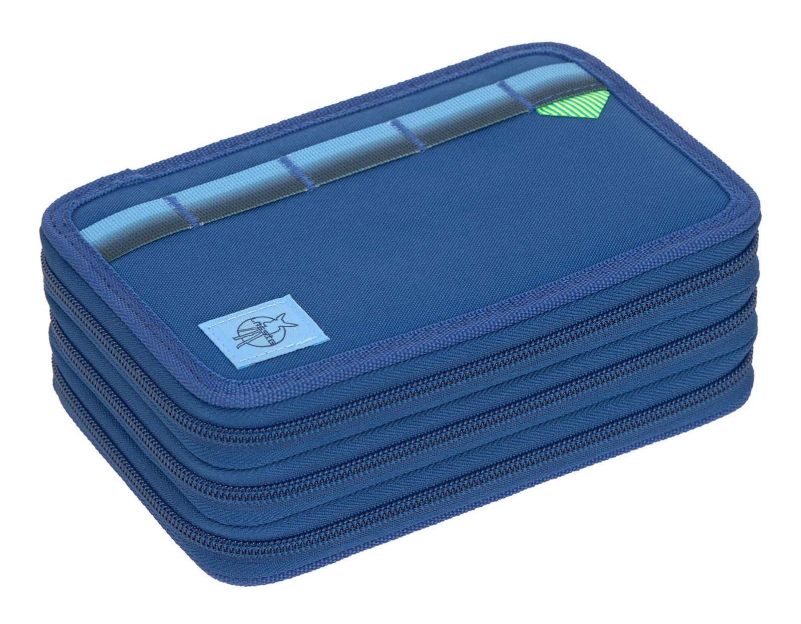 LÄSSIG Federmäppchen School Triple Pencil Case Slim