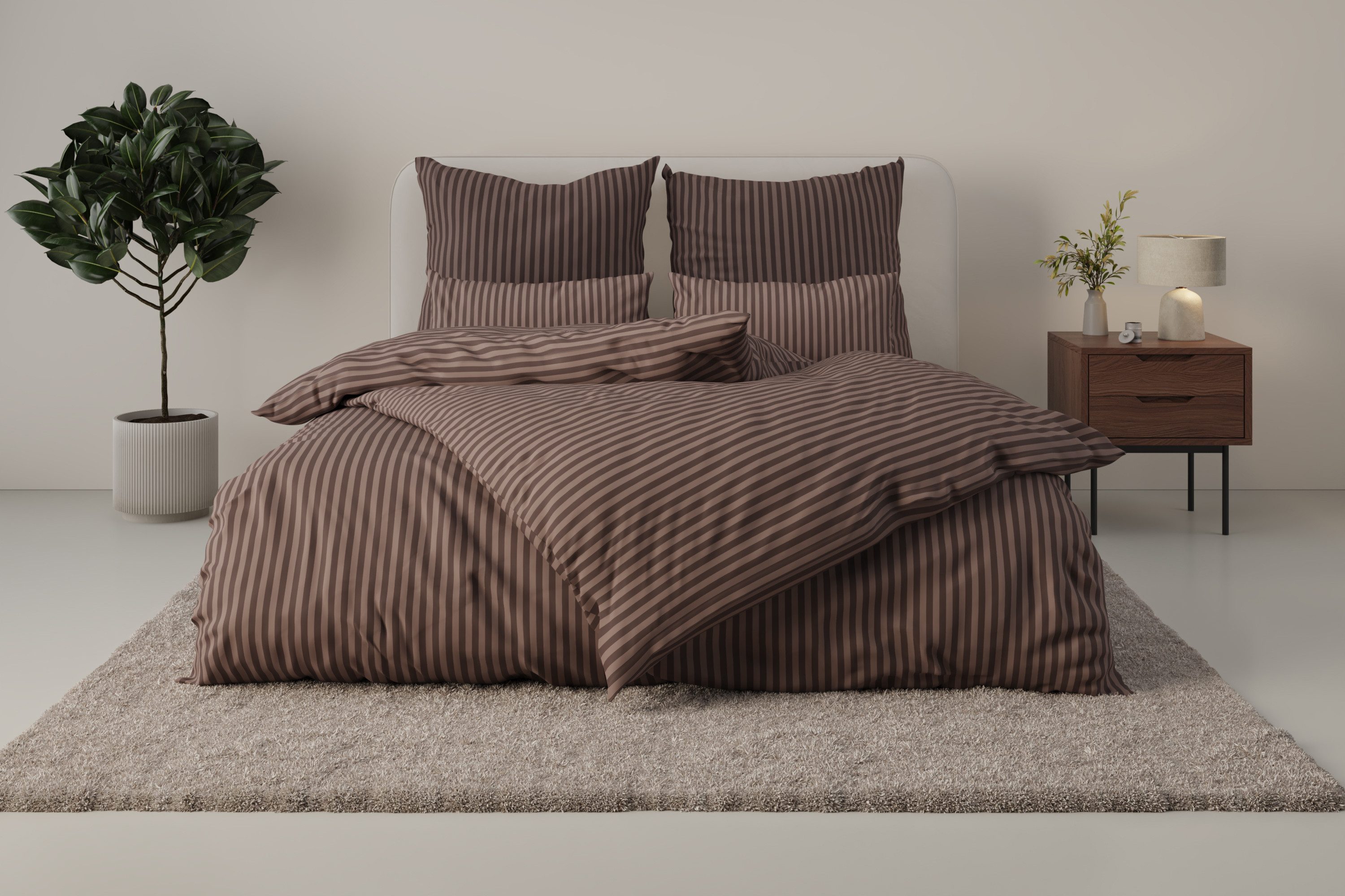 Bruno Banani Bettwäsche Jassen, Renforcé, 2 teilig, moderne Bettwäsche aus günstig online kaufen