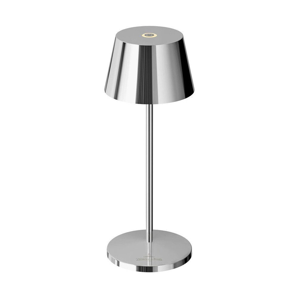 Villeroy & Boch Geschirr-Set Akku-Tischleuchte 20 cm 2,3 W Seoul Micro RC chrom, Alu