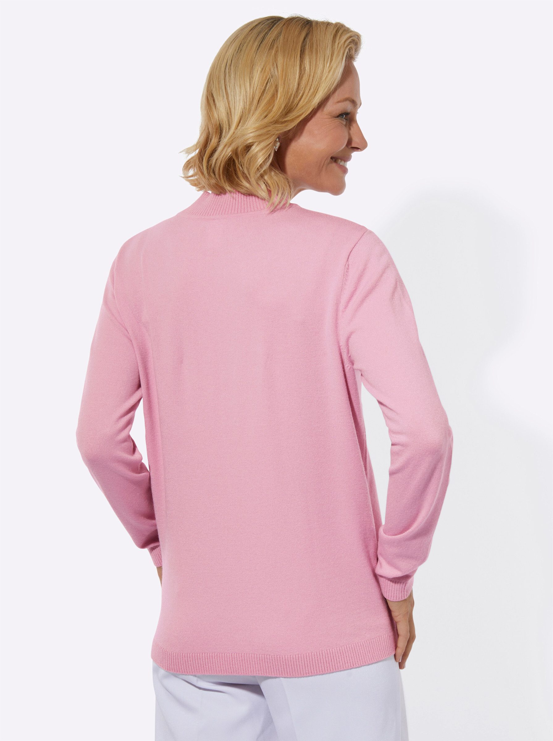 Witt Strickpullover Stehkragen-Pullover Langarm Jersey
