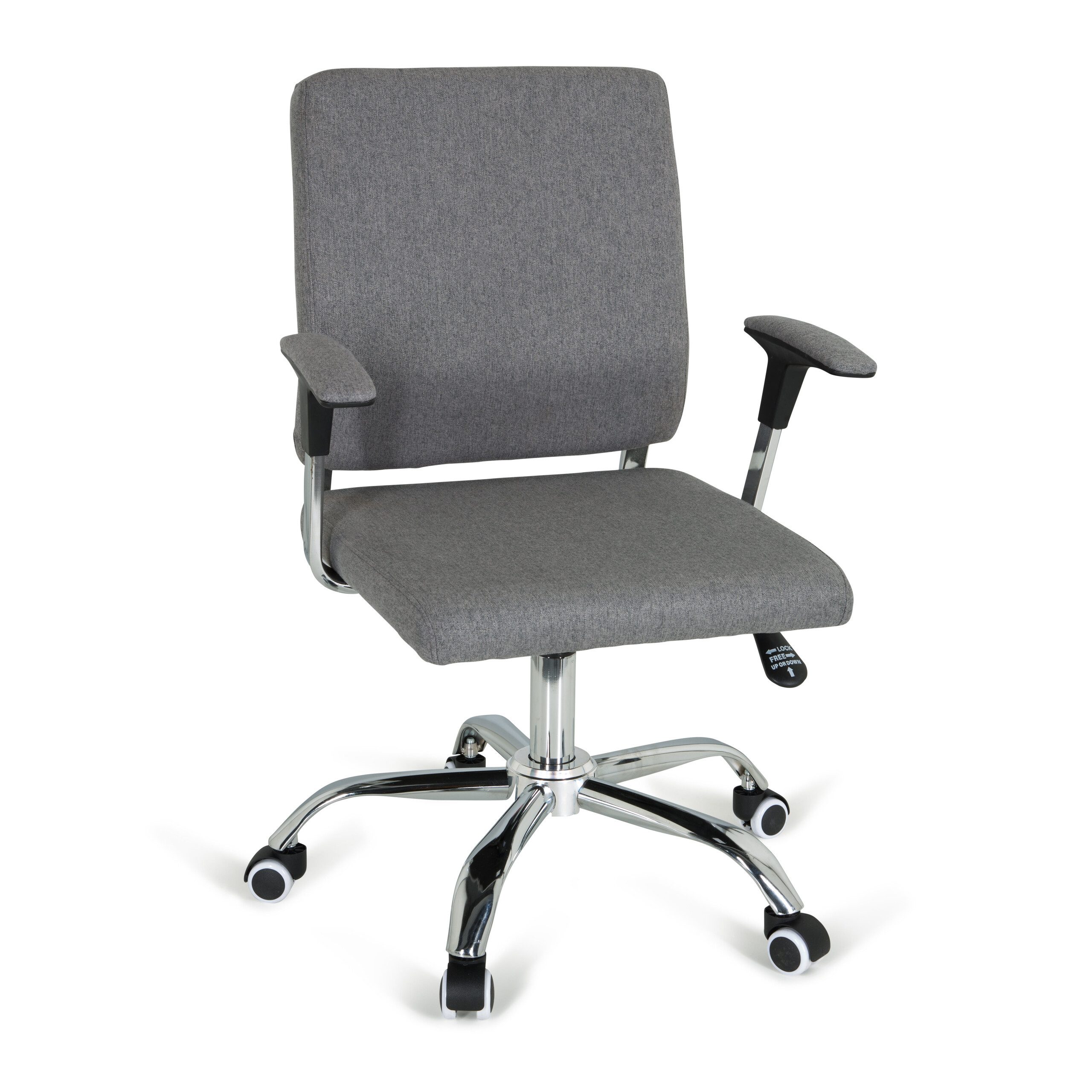 hjh OFFICE Chefsessel Home Office Chefsessel Charles I Stoff, Drehstuhl Bürostuhl ergonomisch