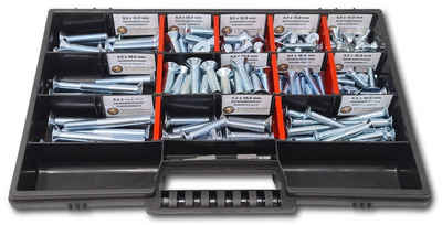 Schraubenbox24 Senkschraube »Sortiment M6-M8«, (S Box, 160 St., DIN 7991 / Iso 10642), 10mm-16mm-20mm-25mm-30mm-35mm-40mm