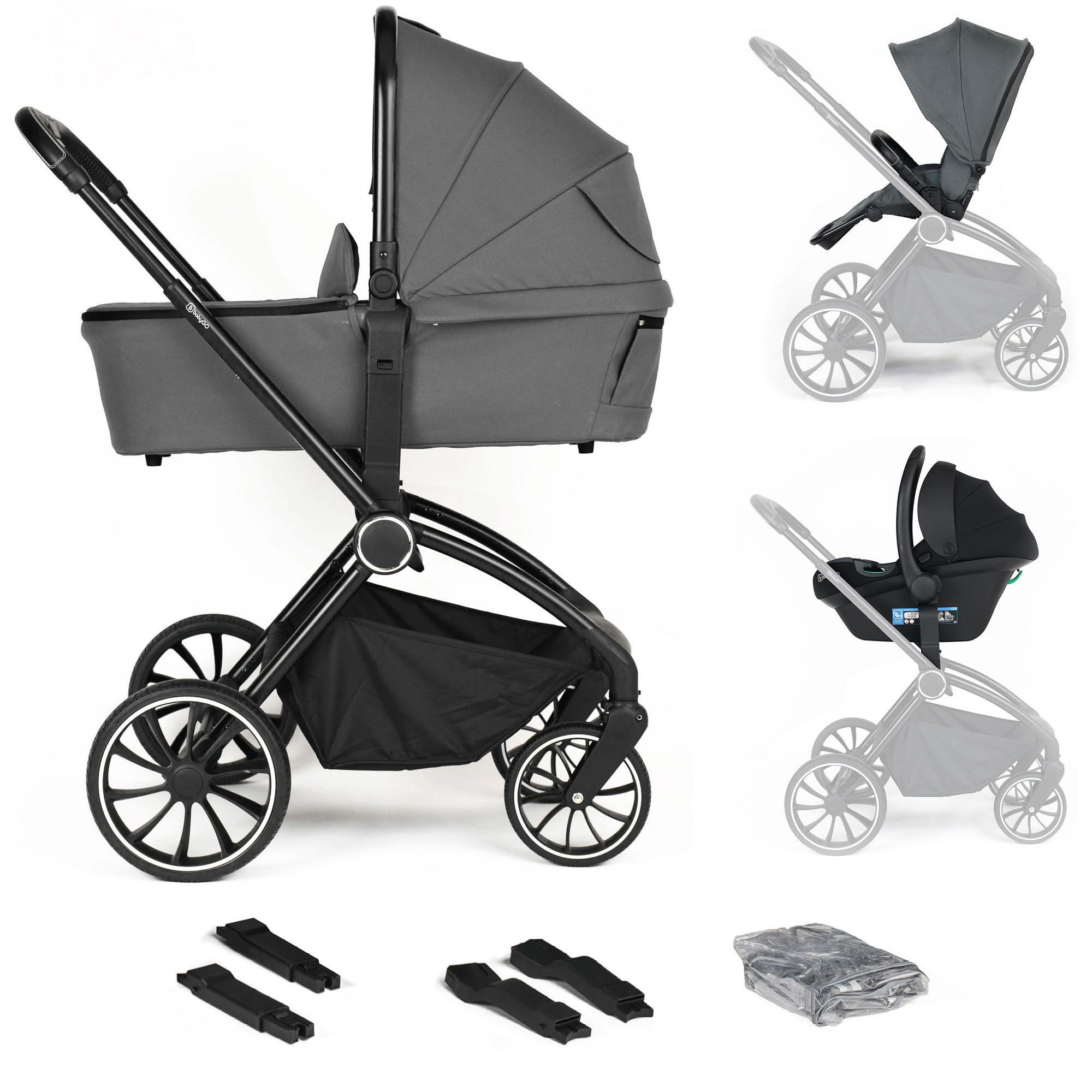 Kombi-Kinderwagen Harmony 3in1 Komplettset inkl. Babyschale