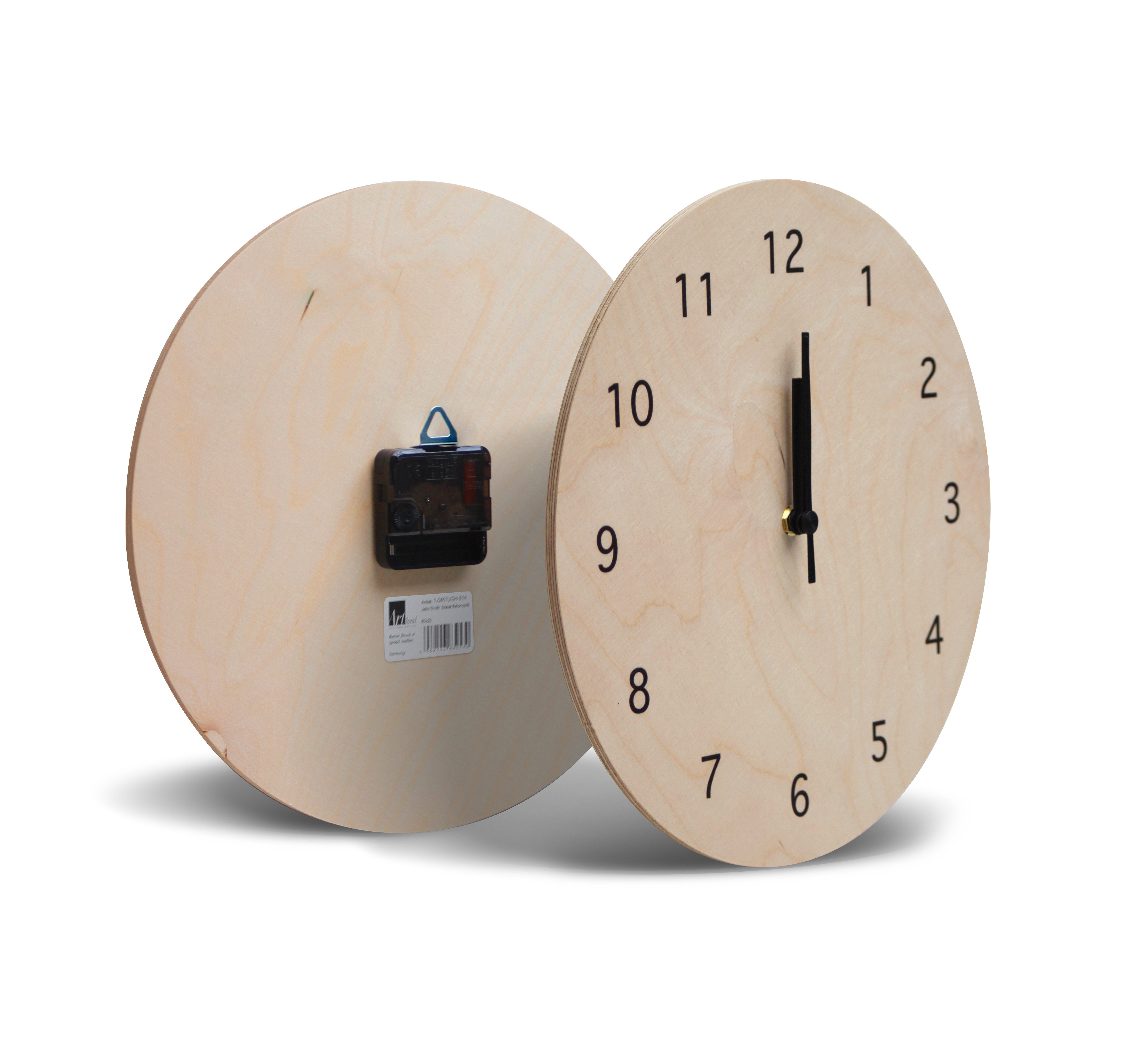 Artland Wanduhr Zitronenbaum mit Holzoptik