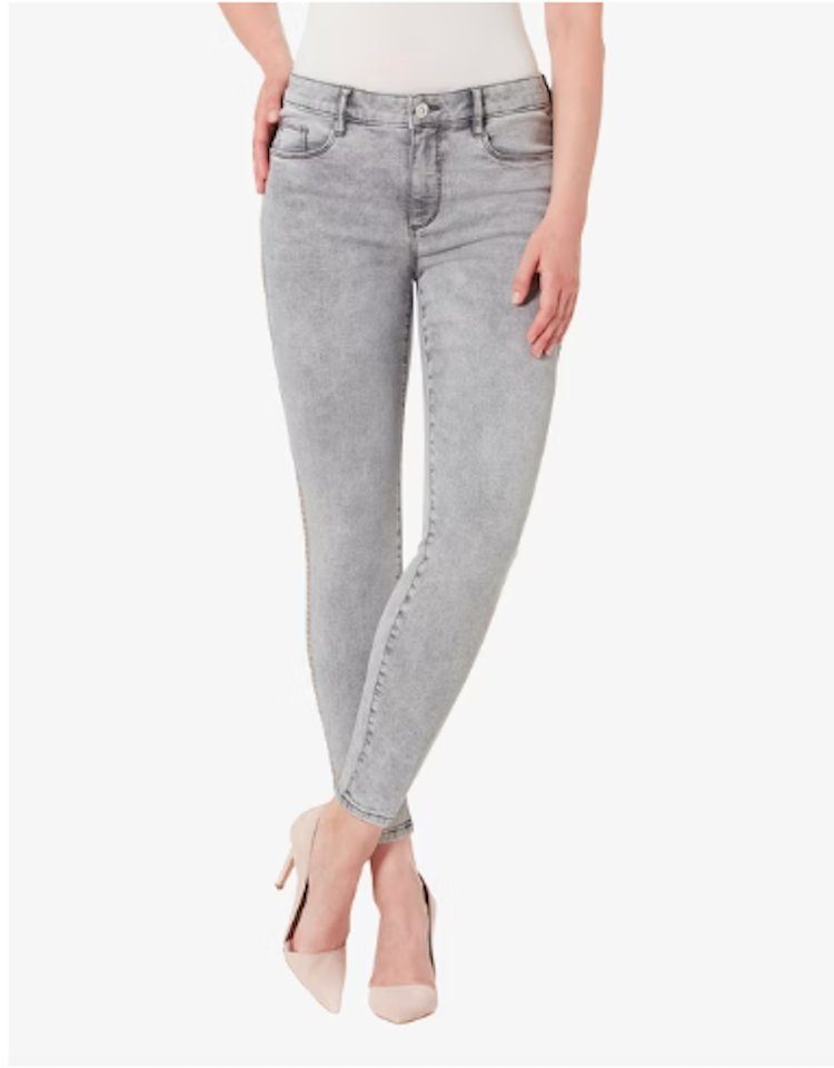 STOOKER WOMEN Slim-fit-Jeans Florenz Stretch Jeans - GREY DENIM ACID - Slim fit