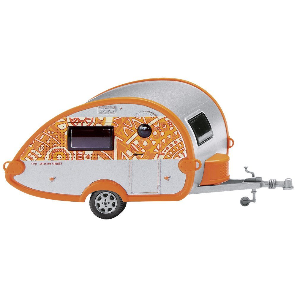 Modelleisenbahn-Straße Wiking 0092 37 H0 Anhänger Modell Wohnwagen (T@B) Mexican Sunset
