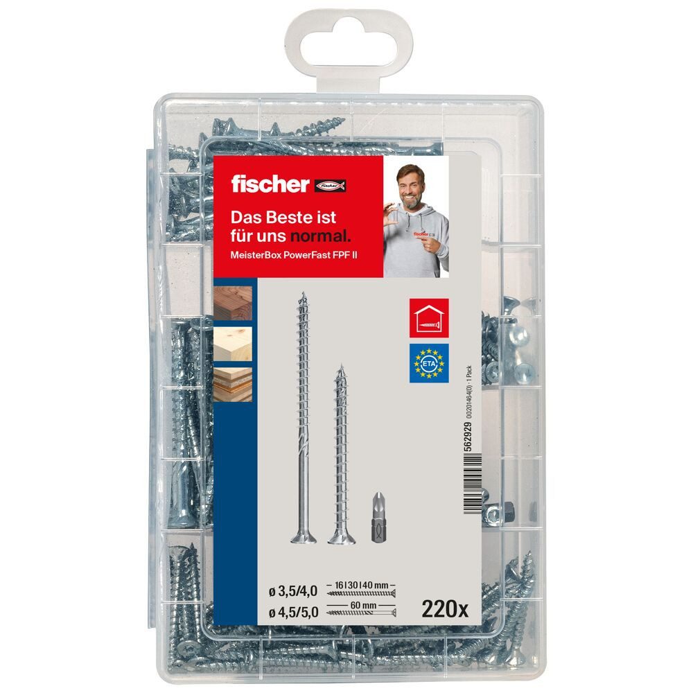 fischer Винты-Set fischer Meisterbox PowerFast II SK