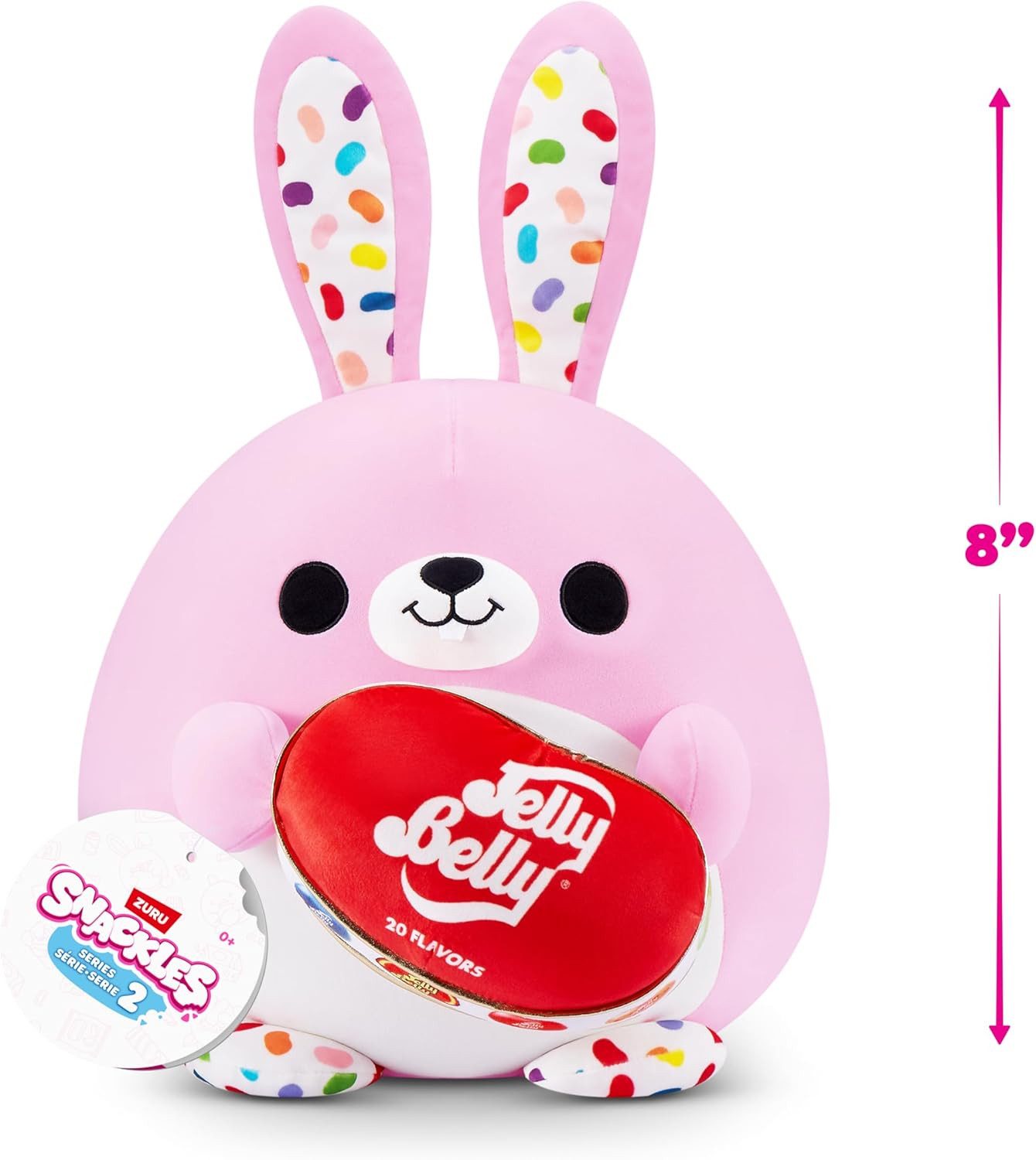 ZURU Plüschfigur Snackles Hase Flossie mit Jelly-Belly, Serie 2.5 - Kuschel günstig online kaufen