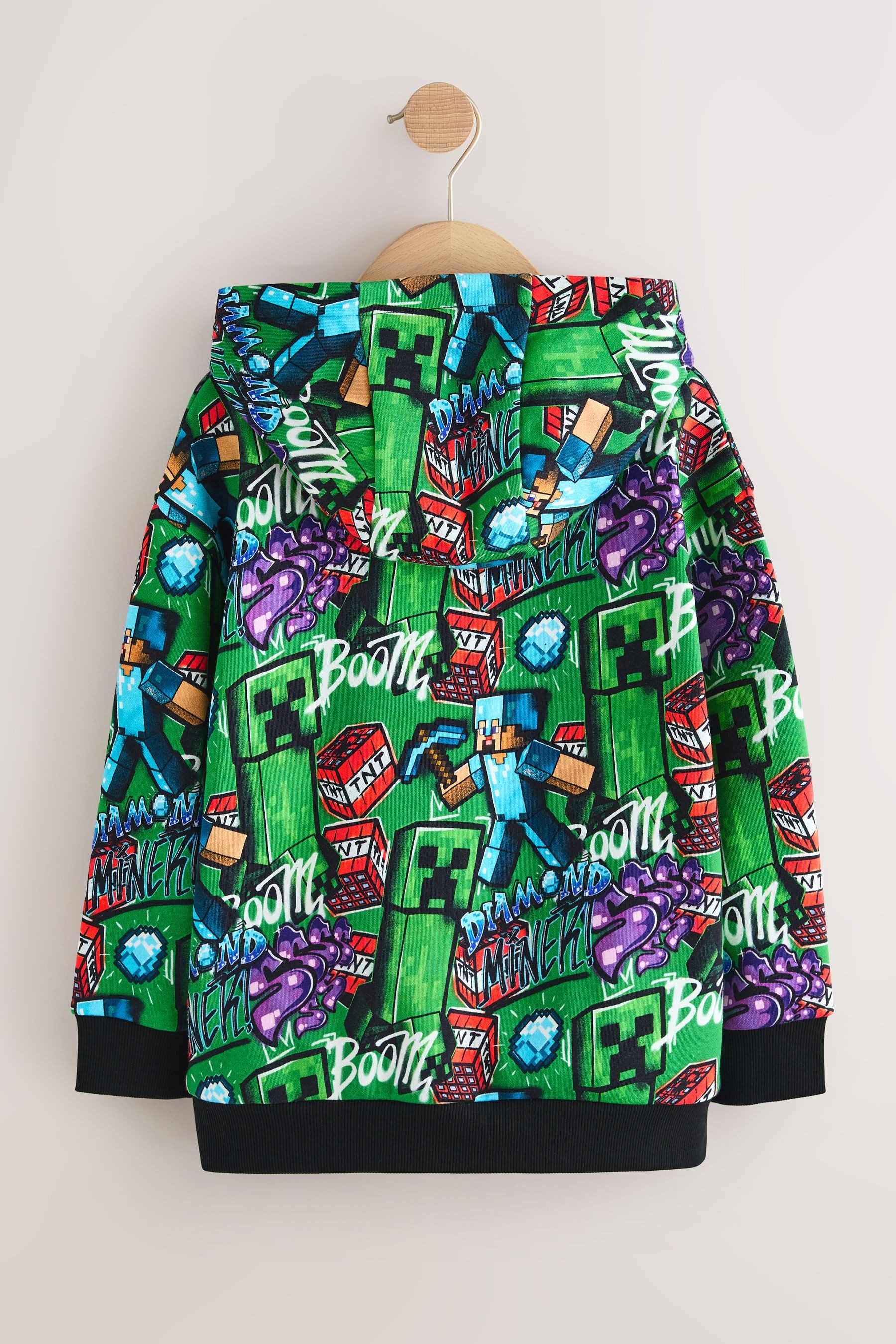Next Kapuzensweatshirt Lizenziertes Kapuzensweatshirt Minecraft (1-tlg) – Bild 2 von 5